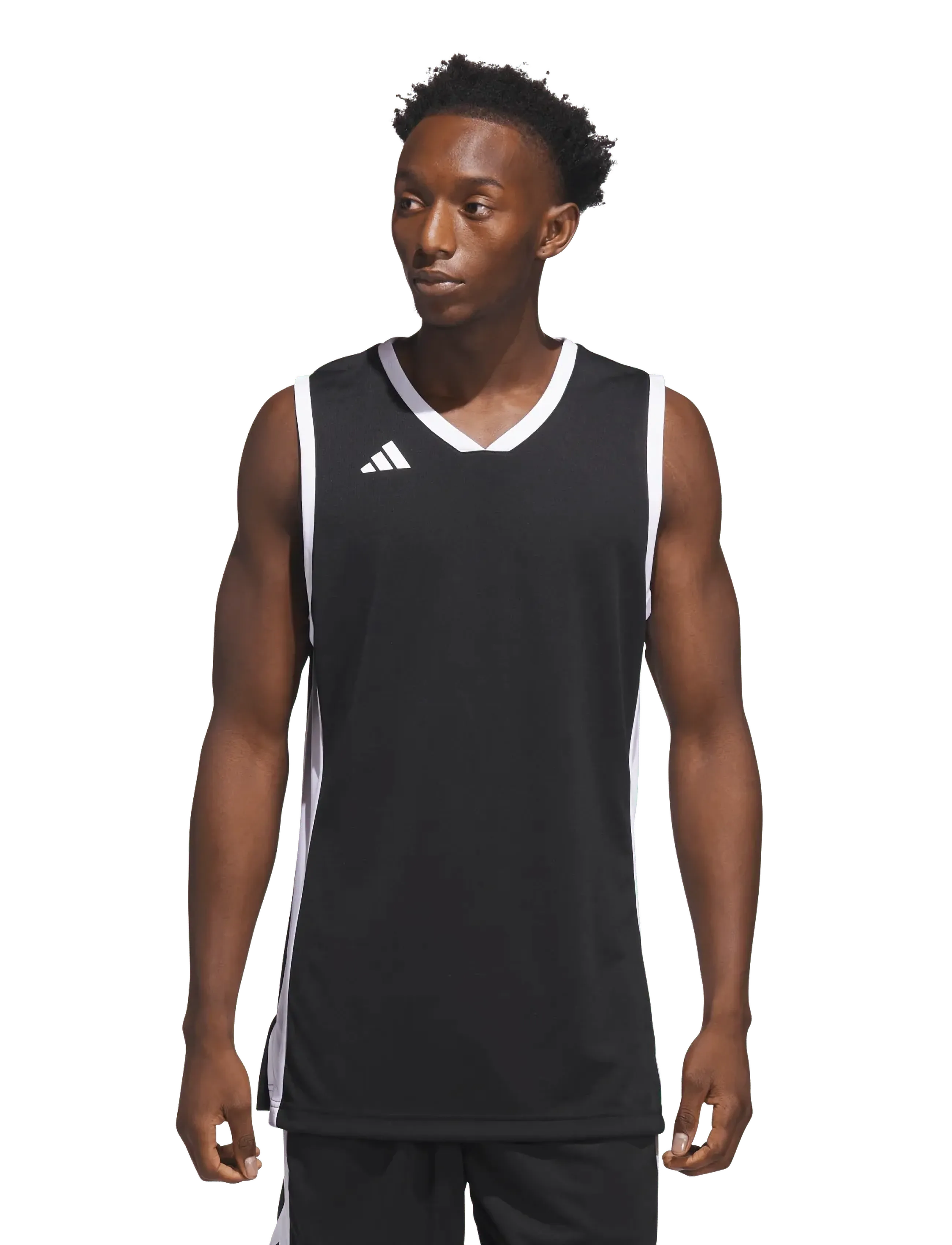 adidas Performance - M PULSE SPEED J - tank tops - black/white - 3