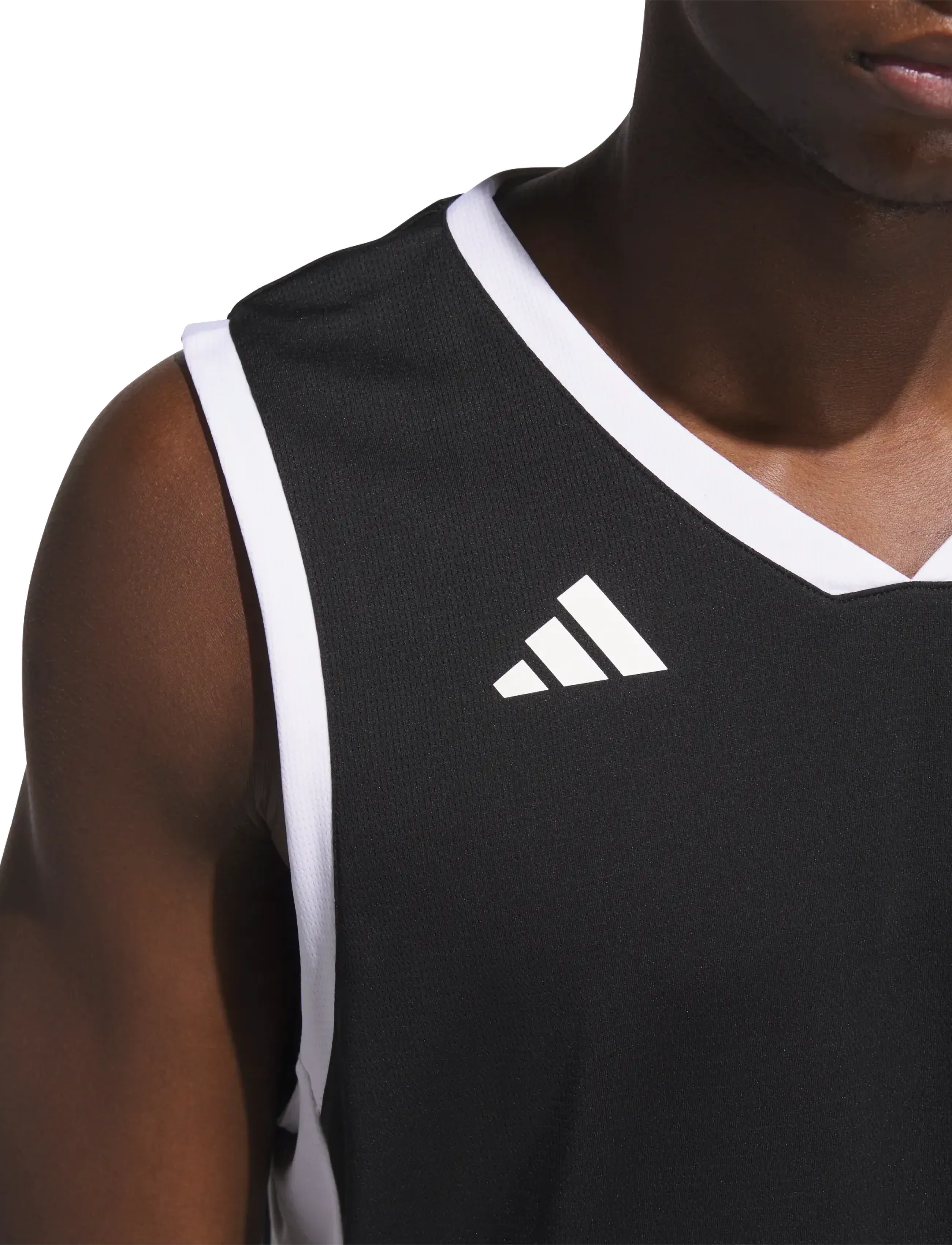adidas Performance - M PULSE SPEED J - tank tops - black/white - 4
