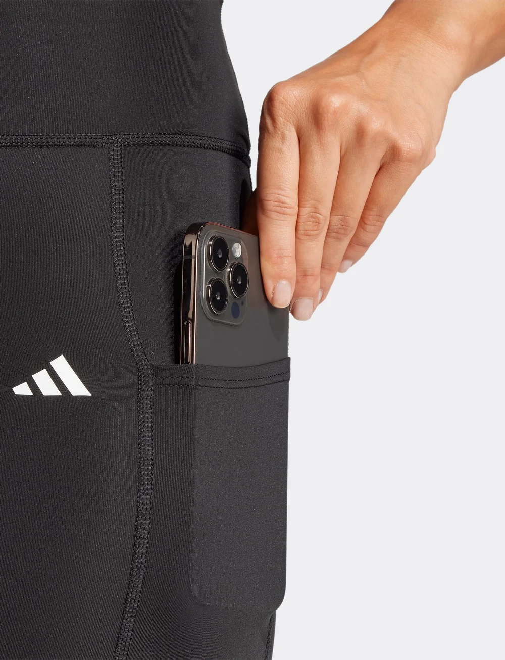 adidas Performance - OPT ST HR 7/8 L - treeningretuusid - black - 2