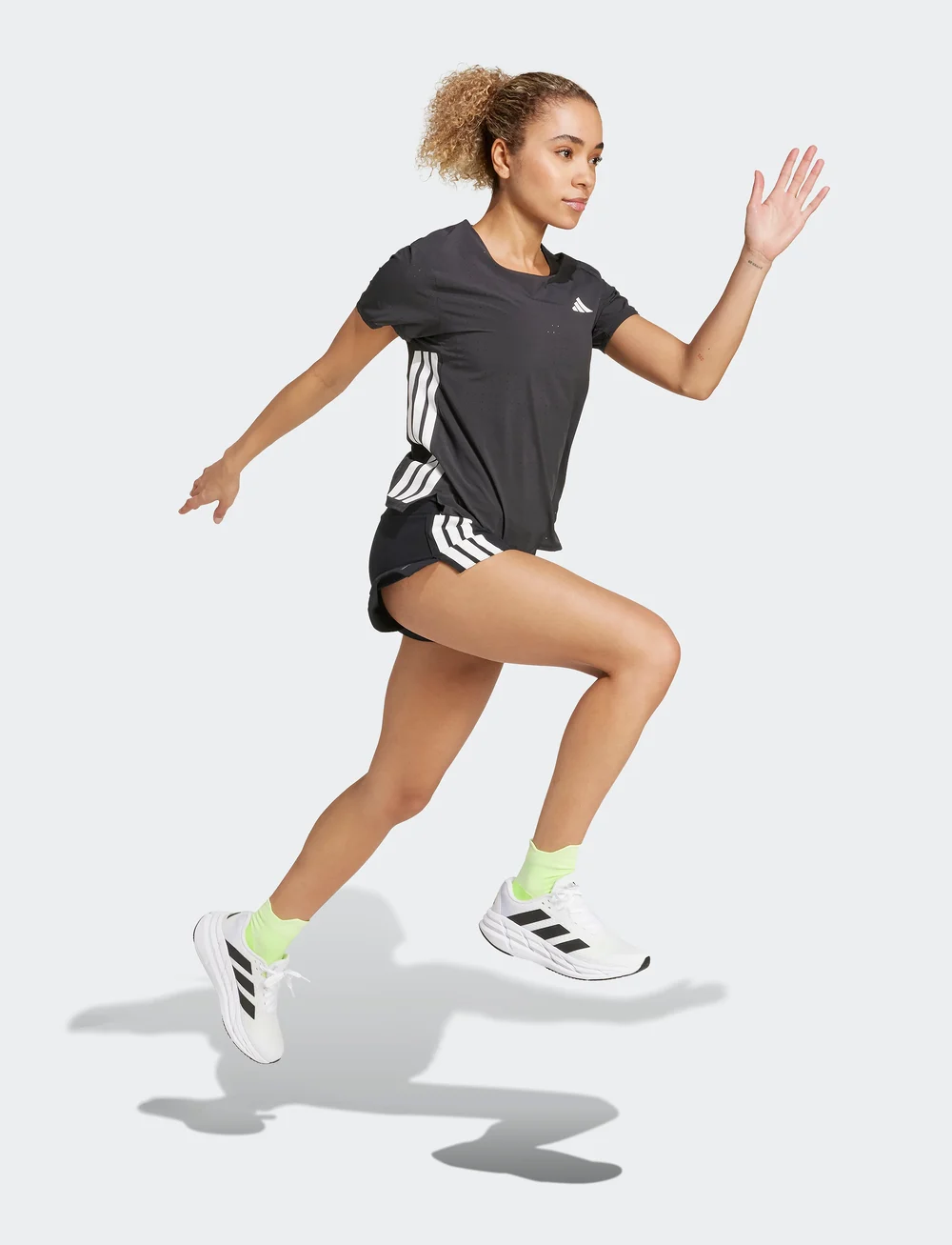 adidas Performance - ADIZERO GEL W - lühikesed jooksupüksid - black - 5