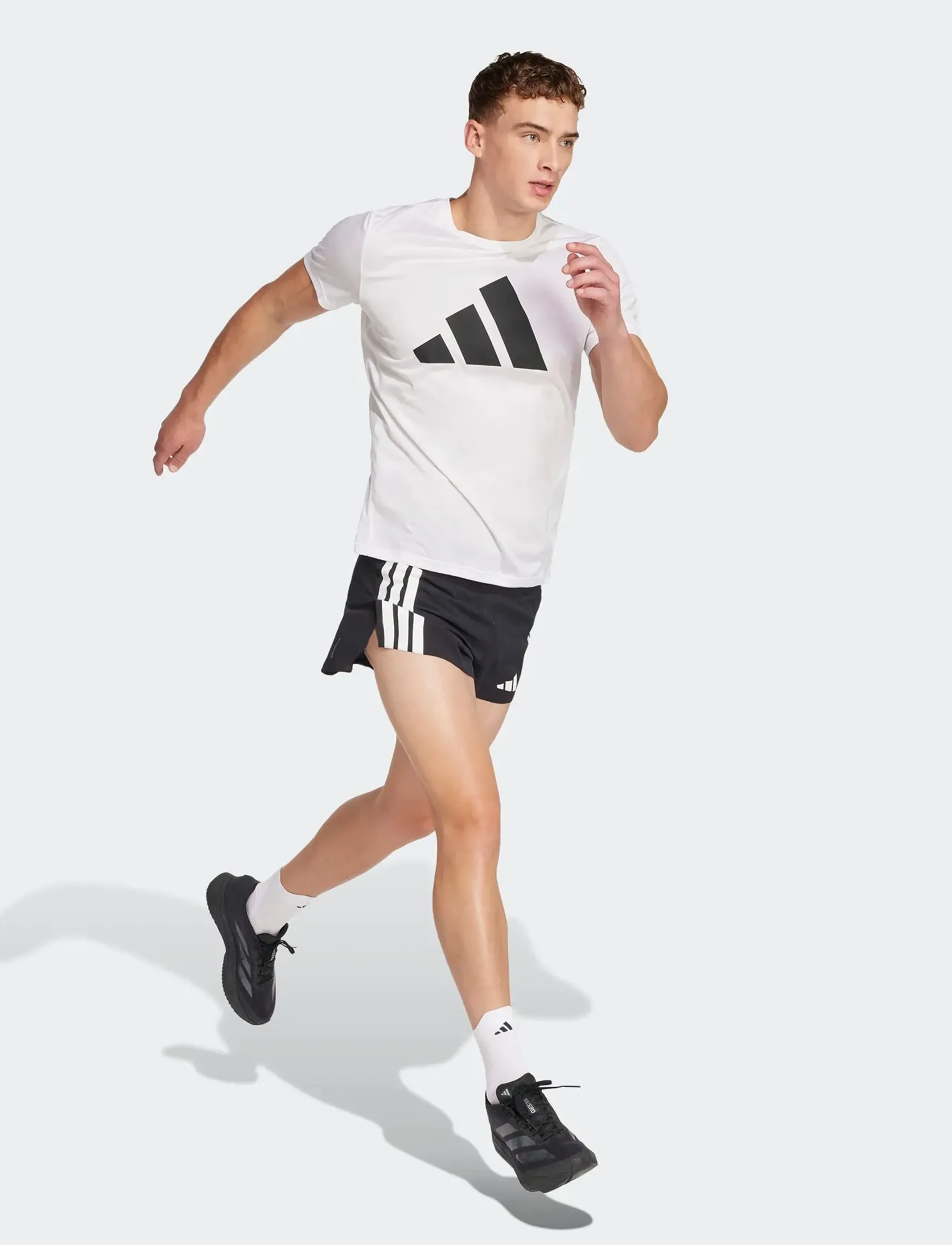 adidas Performance Adizero Gel M, Mænd, Løbe Shorts, Sort, Str: S