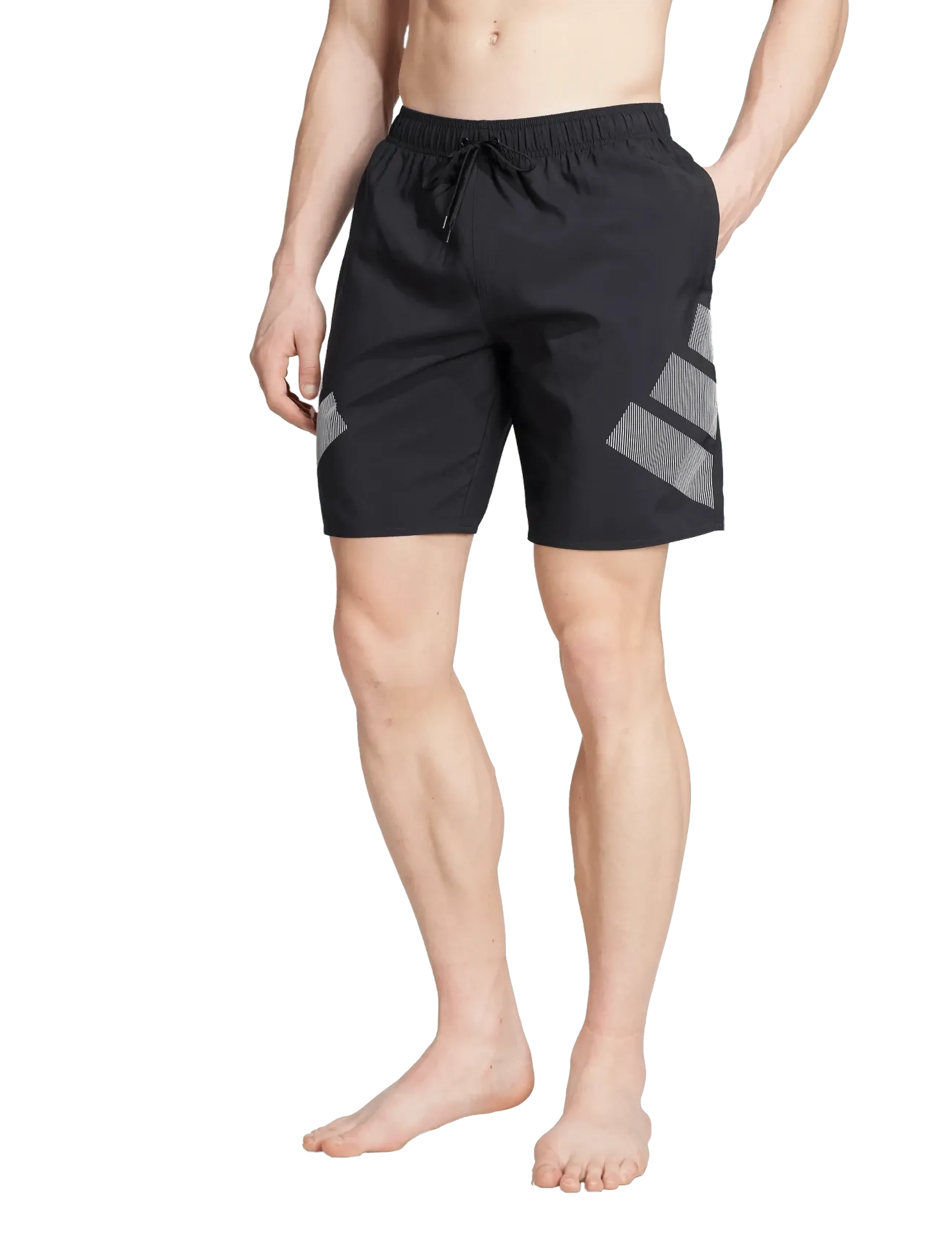 adidas Performance - BB SH 8IN - badehosen - black/white - 3
