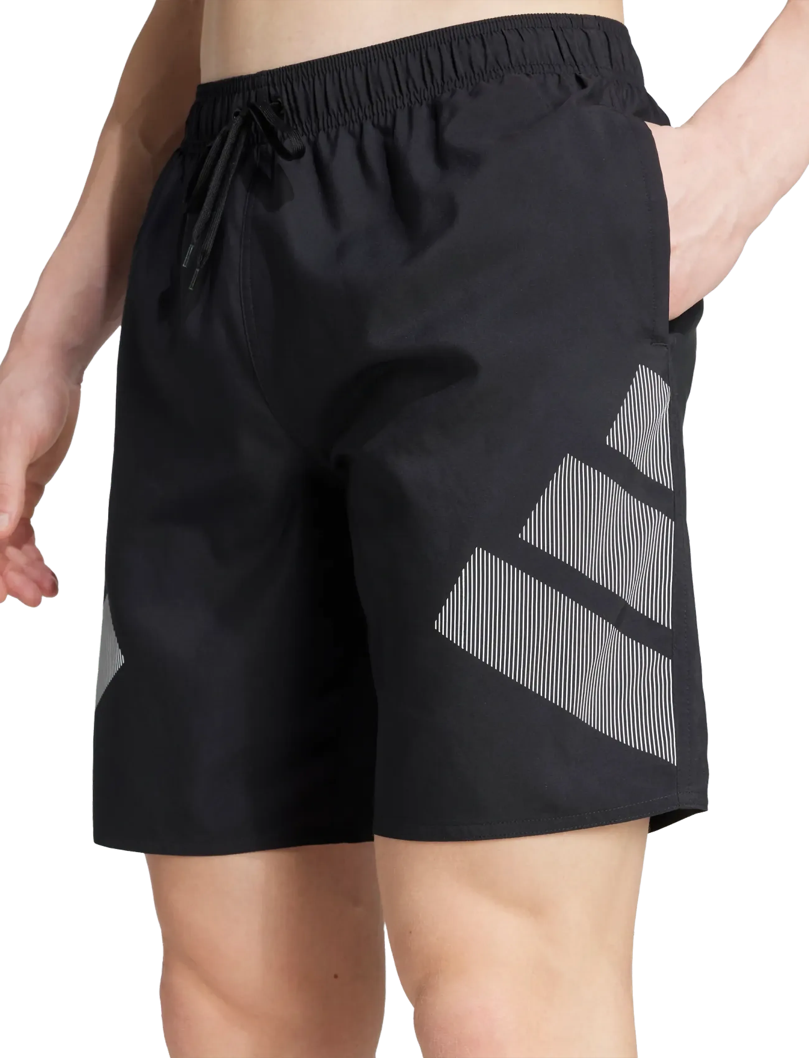 adidas Performance - BB SH 8IN - badehosen - black/white - 4