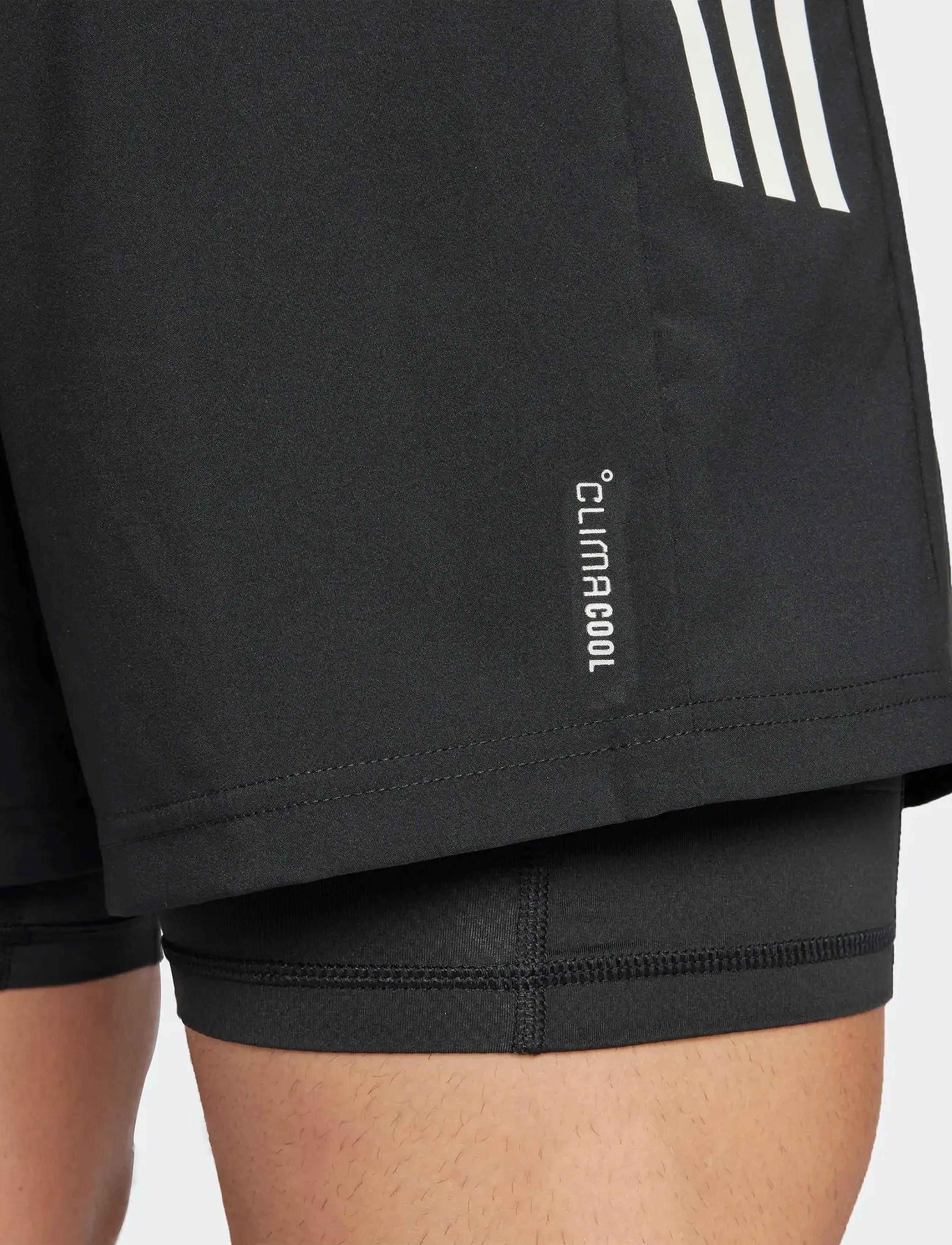 adidas Performance - OTR B S 2in1 M - laufshorts - black - 2