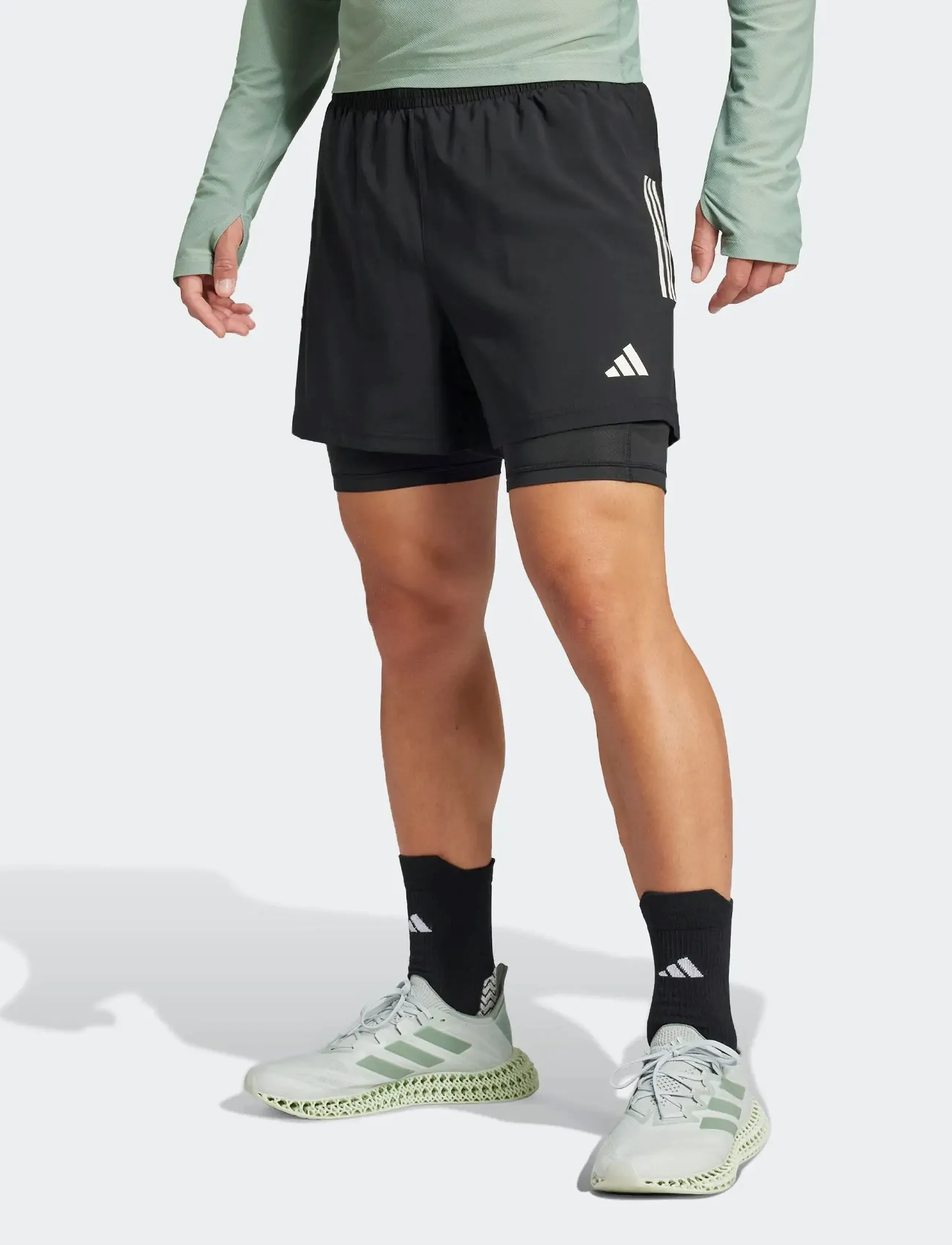adidas Performance - OTR B S 2in1 M - laufshorts - black - 5