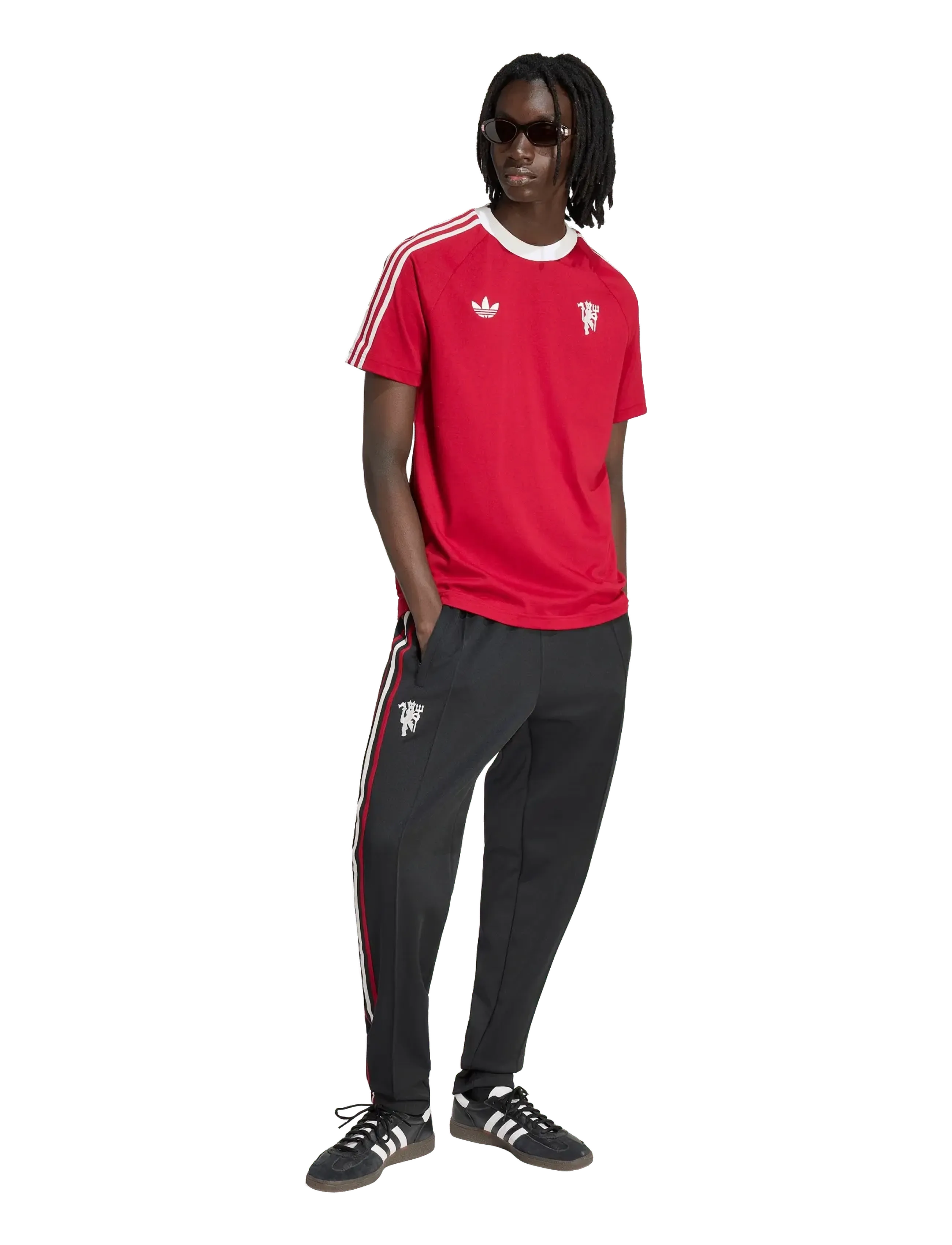 adidas Performance Manchester United F.c. Og Tee, S, Sport Oberteile, Rot - T-shirts, Männerswear