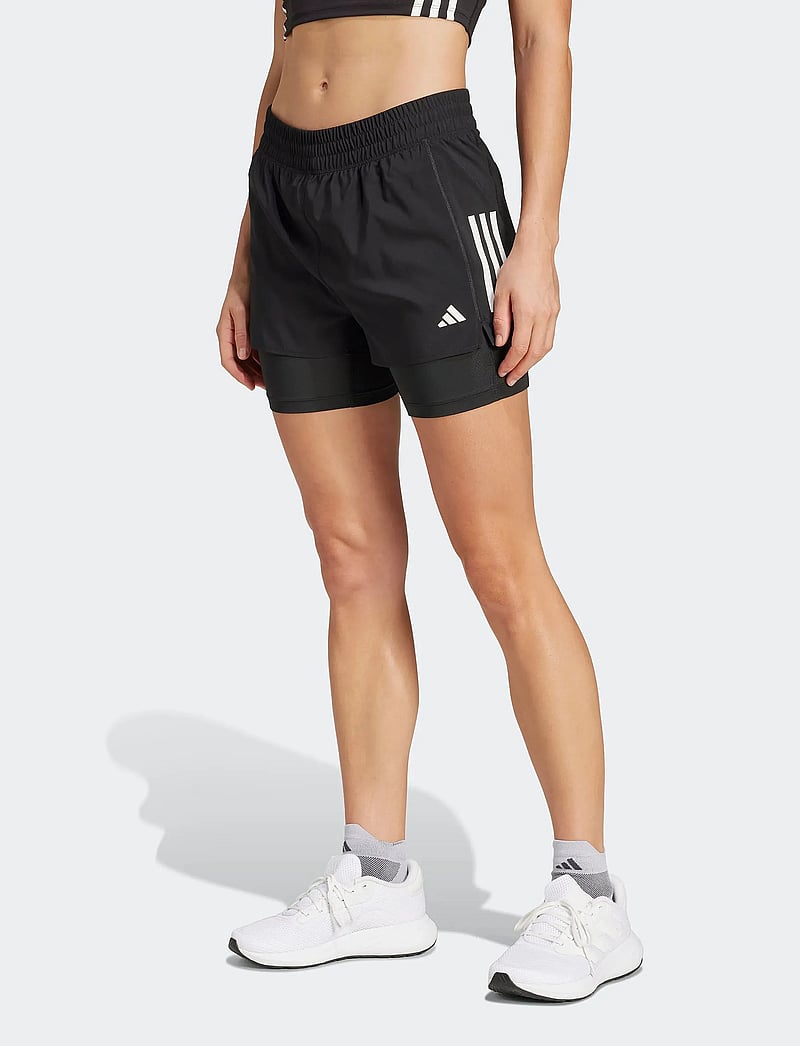 adidas Performance - OTR B S 2in1 W - löparshorts - black - 0