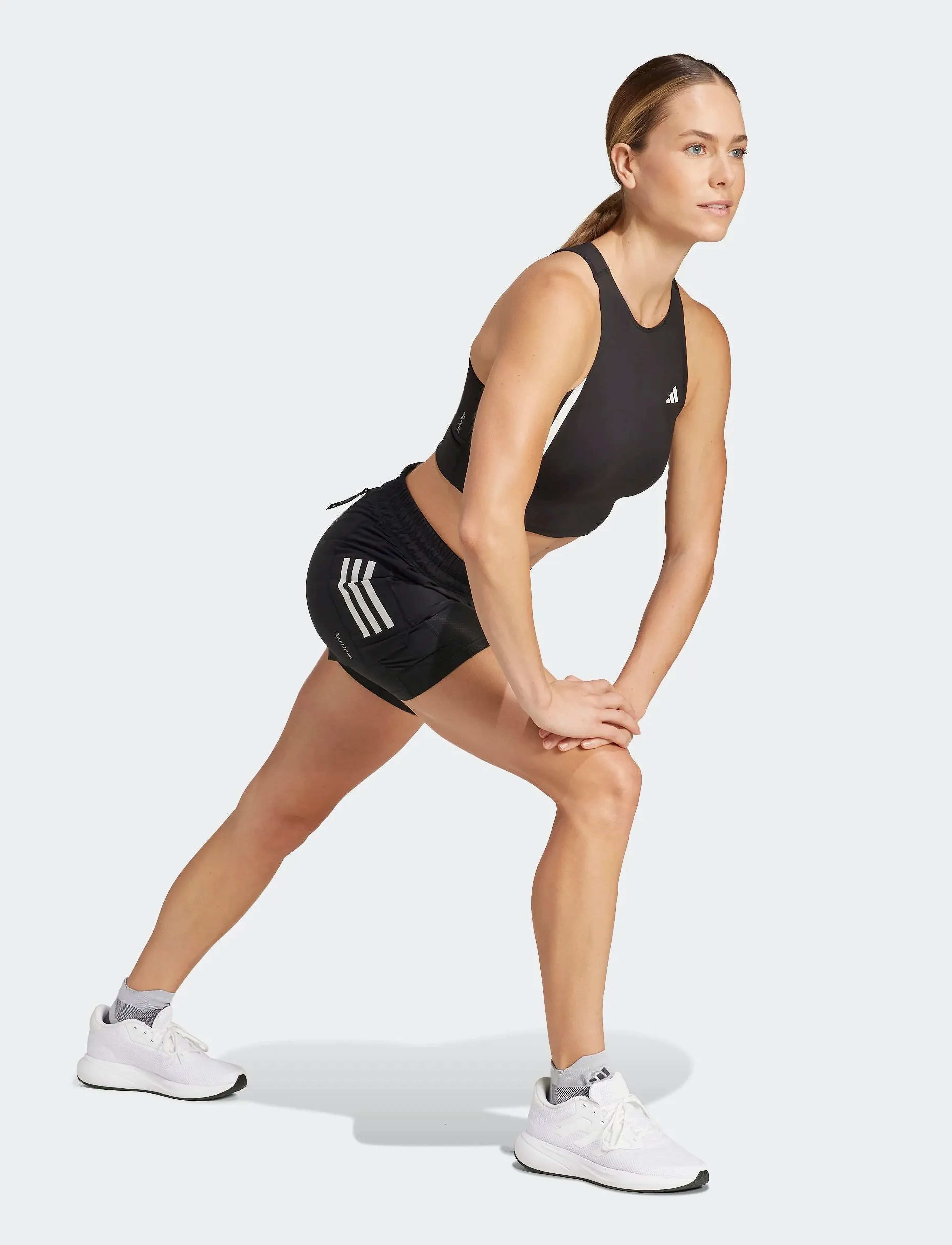 adidas Performance - OTR B S 2in1 W - løbeshorts - black - 5