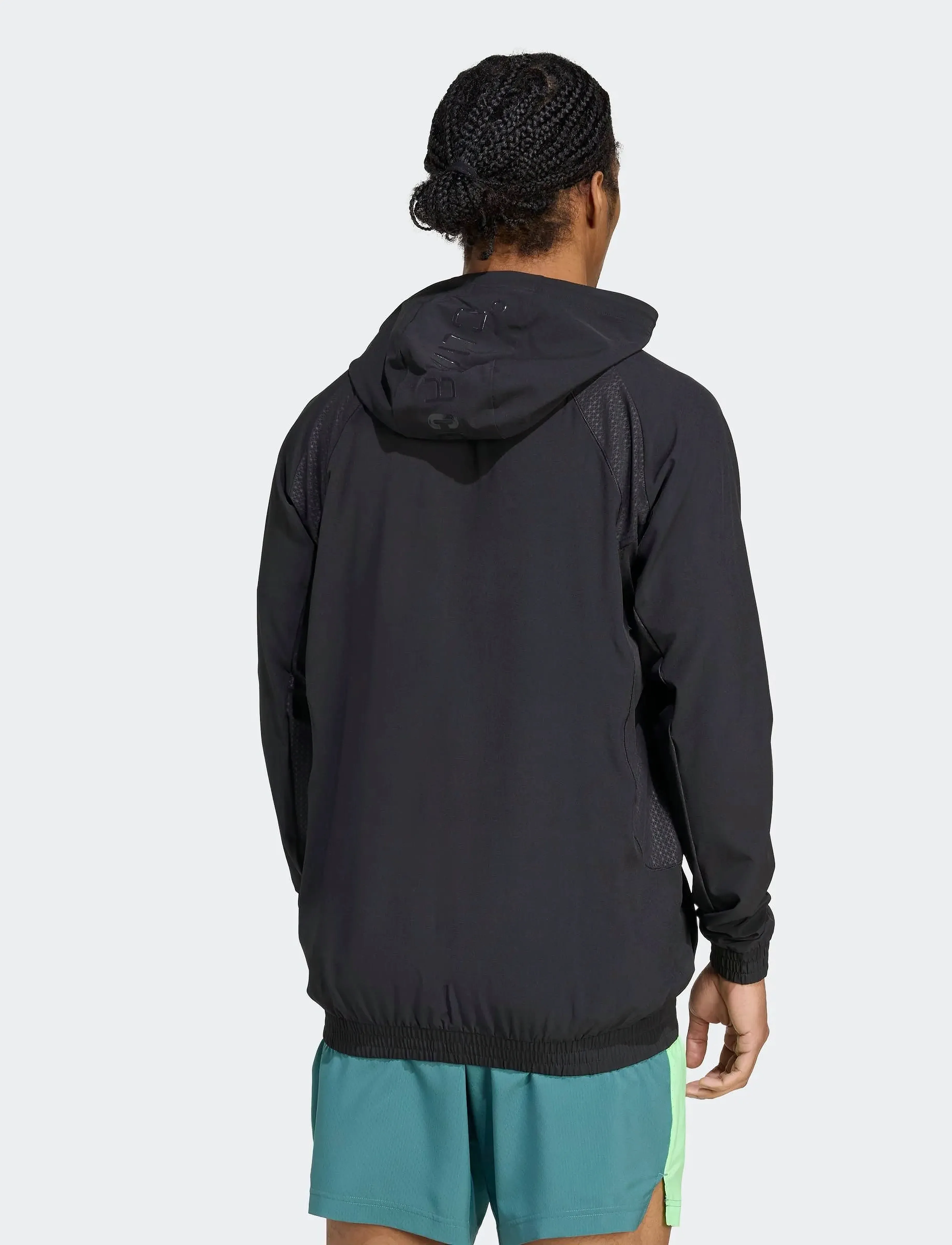 adidas Performance TECH APP S-TOP - Streetstyle - BLACK/CARBON / black