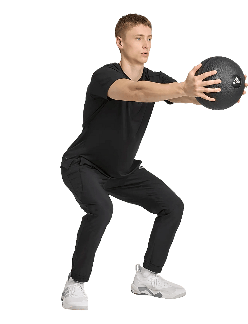 adidas Performance - TECH APP S-PANT - sports pants - black/carbon - 0