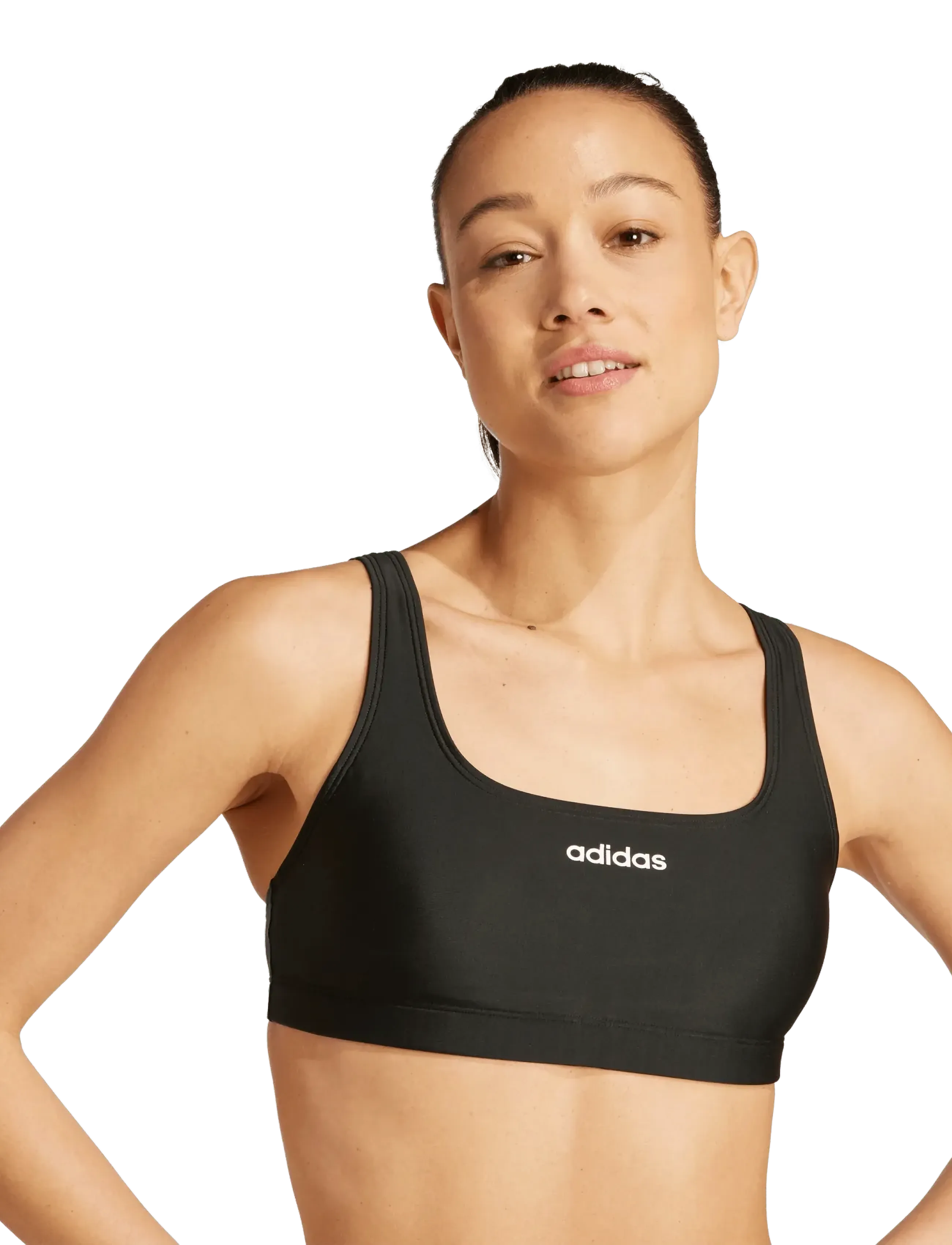 adidas Performance - BRAL BK S - sportiga badkläder - black/white - 4