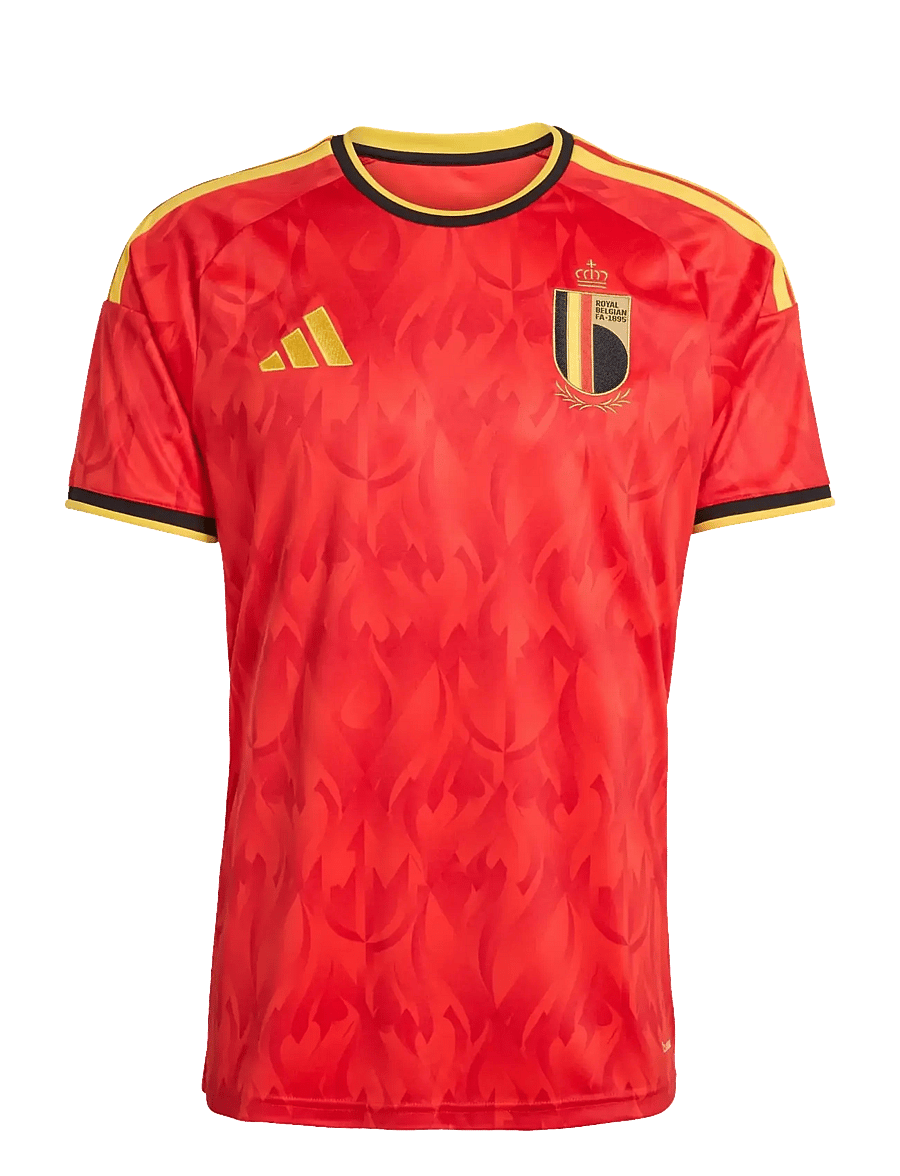 adidas Performance - RBFA H JSY - fodboldtrøjer - red/bogold - 1