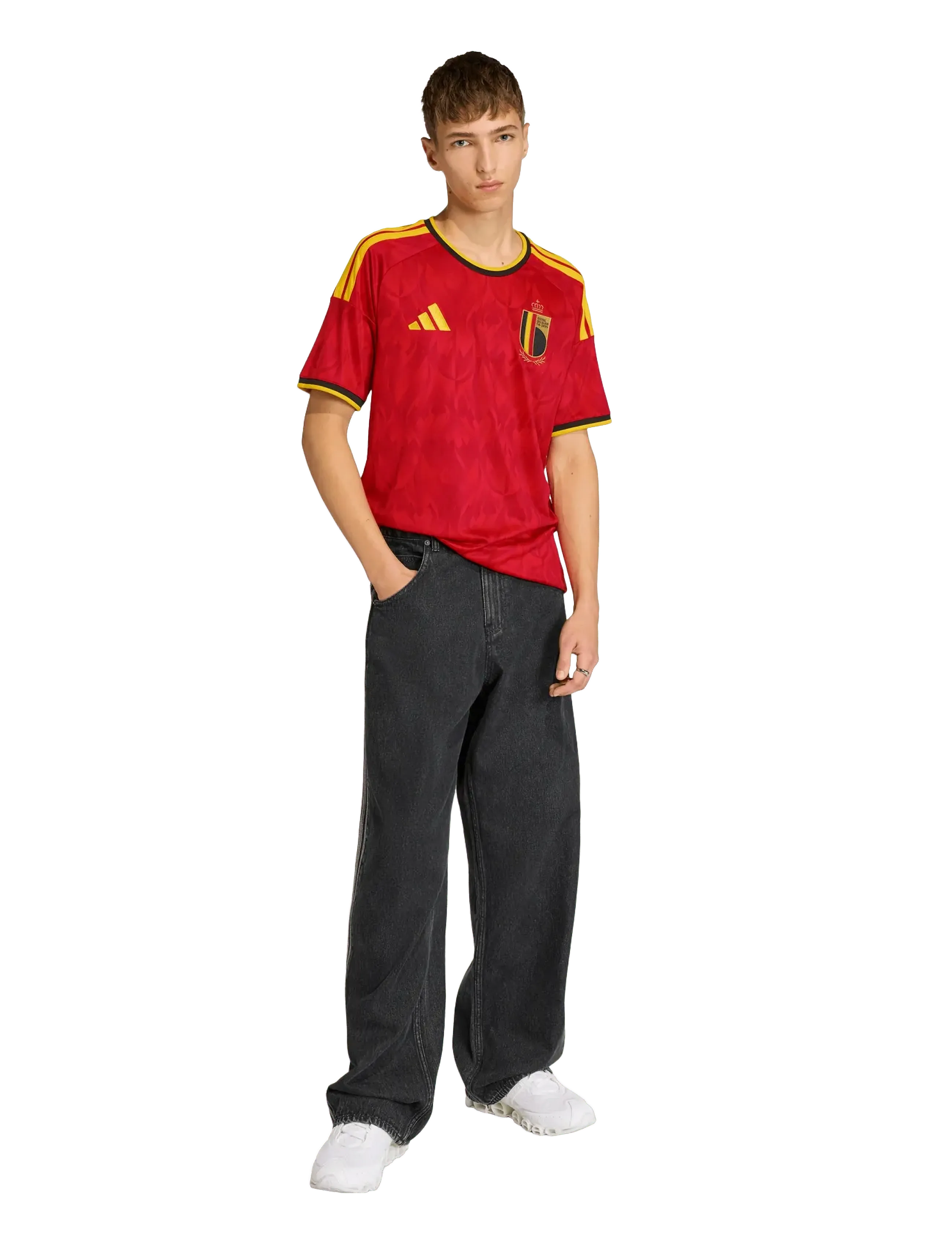 adidas Performance RBFA H JSY - adidas Performance - RED/BOGOLD / red