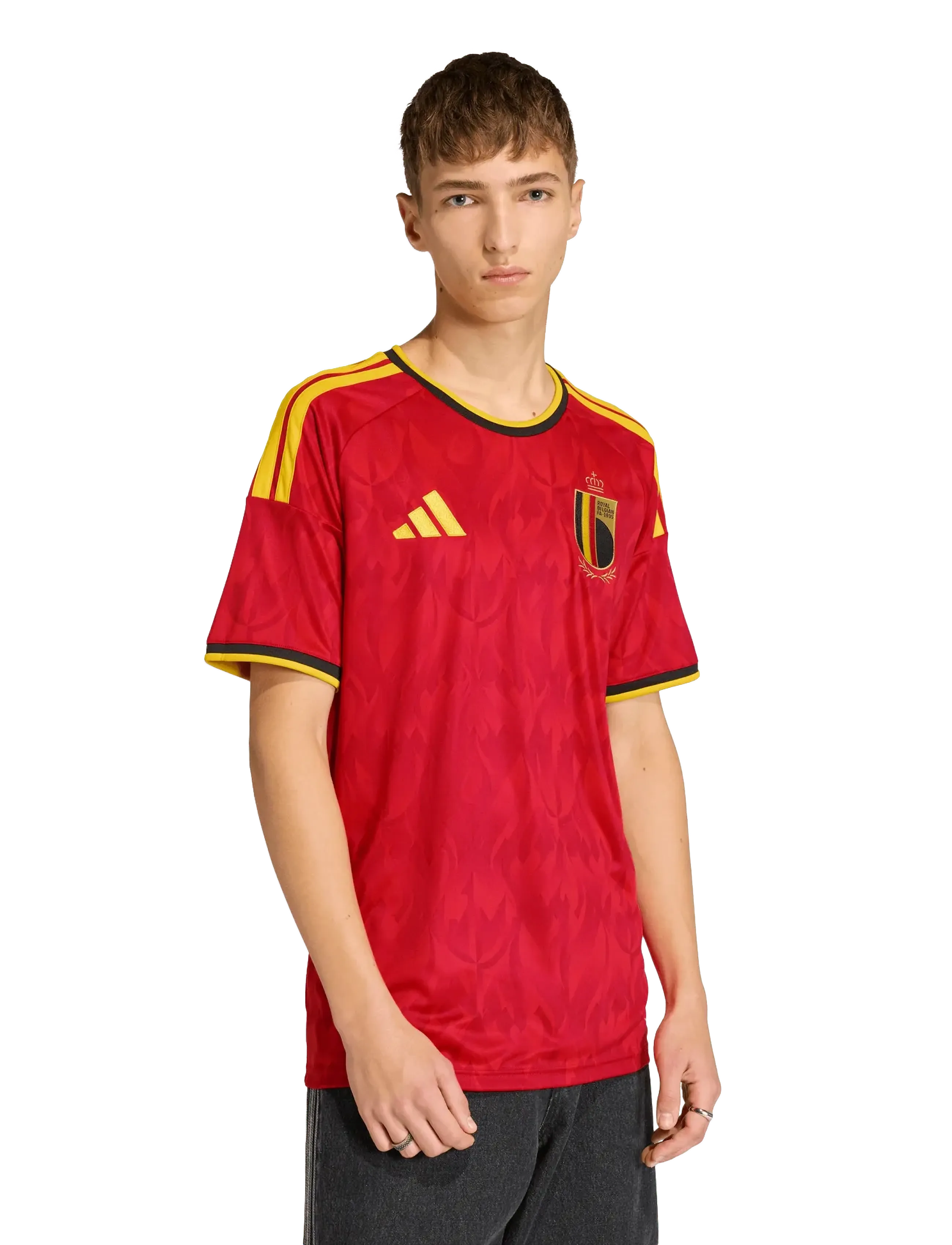 adidas Performance - RBFA H JSY - football shirts - red/bogold - 5
