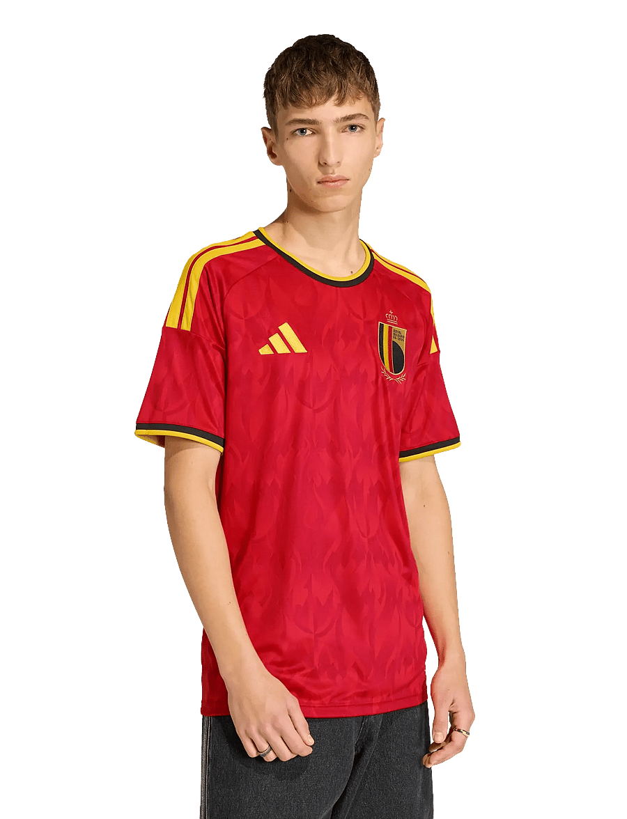 adidas Performance - RBFA H JSY - fodboldtrøjer - red/bogold - 5