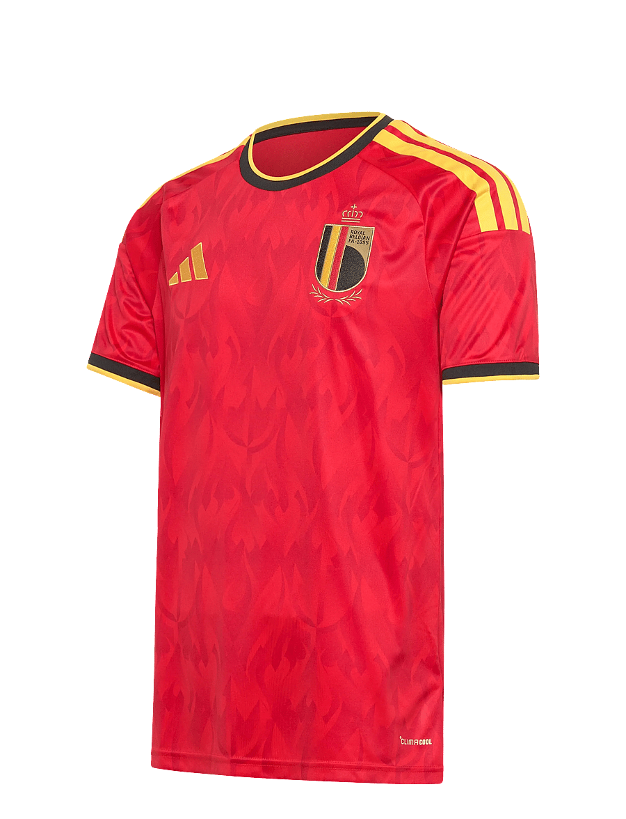 adidas Performance - RBFA H JSY - fodboldtrøjer - red/bogold - 4