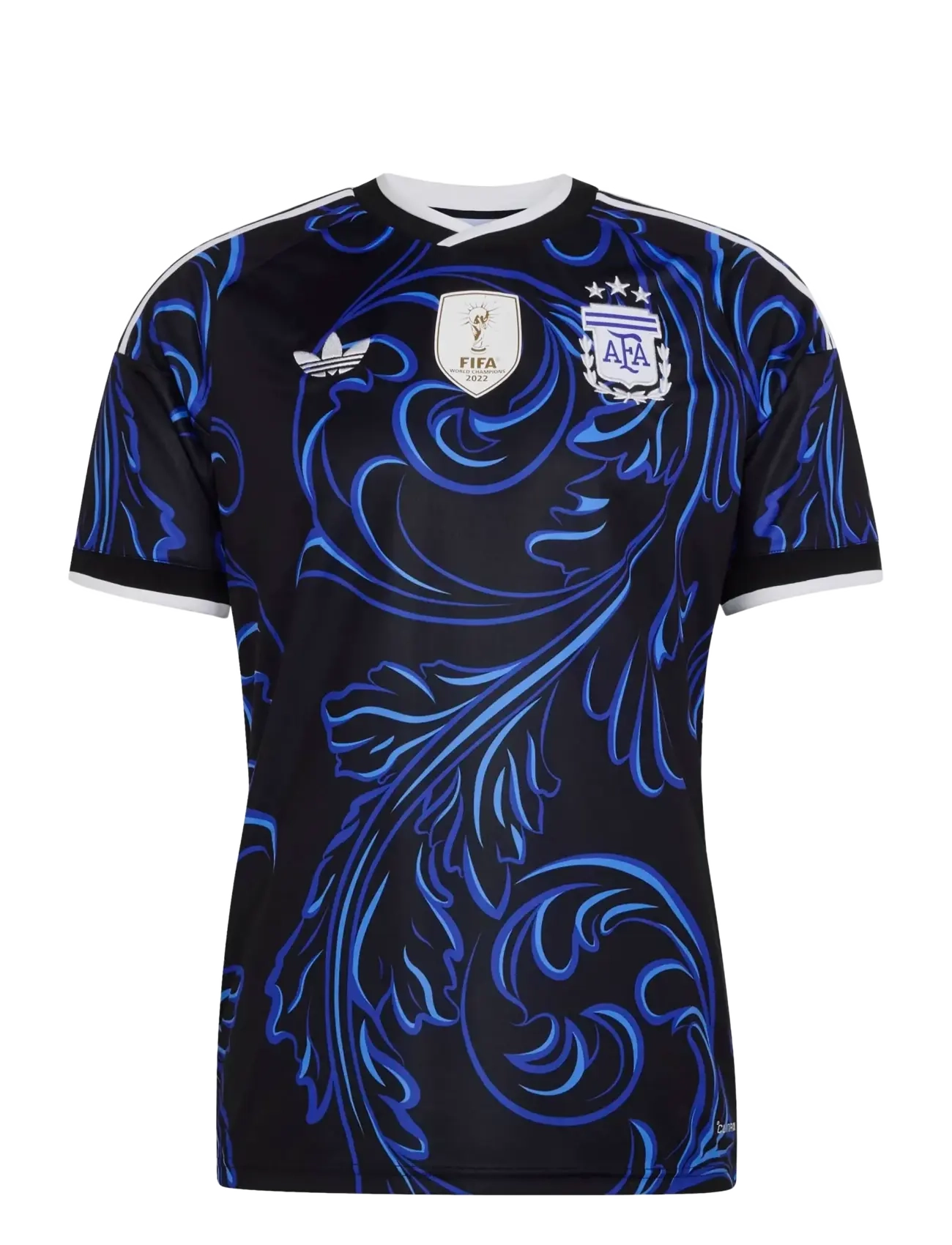 adidas Performance AFA A JSY D - Clothing - BLACK/LUCBLU/BLUBRS / black