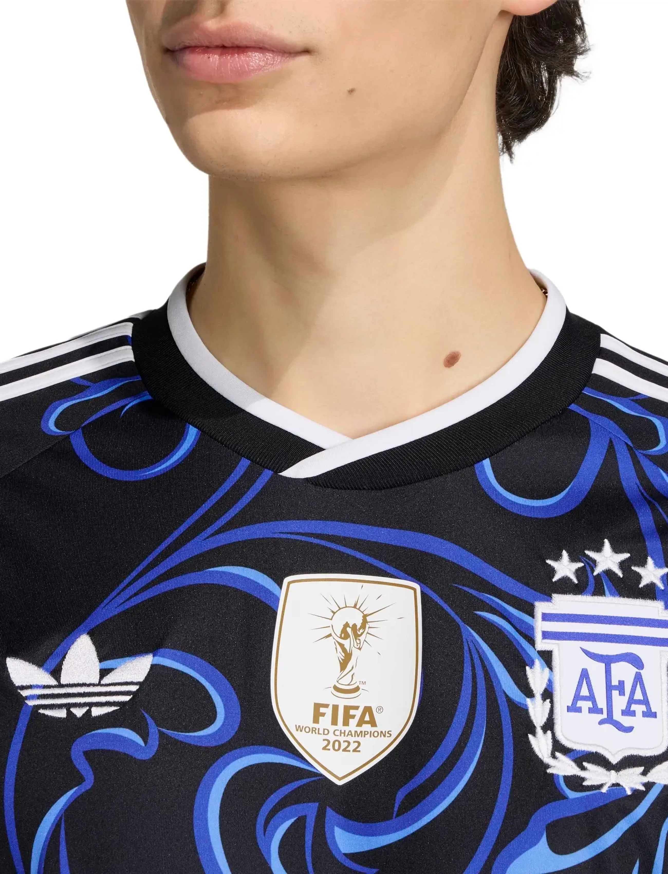 adidas Performance - AFA A JSY D - black/lucblu/blubrs - 5