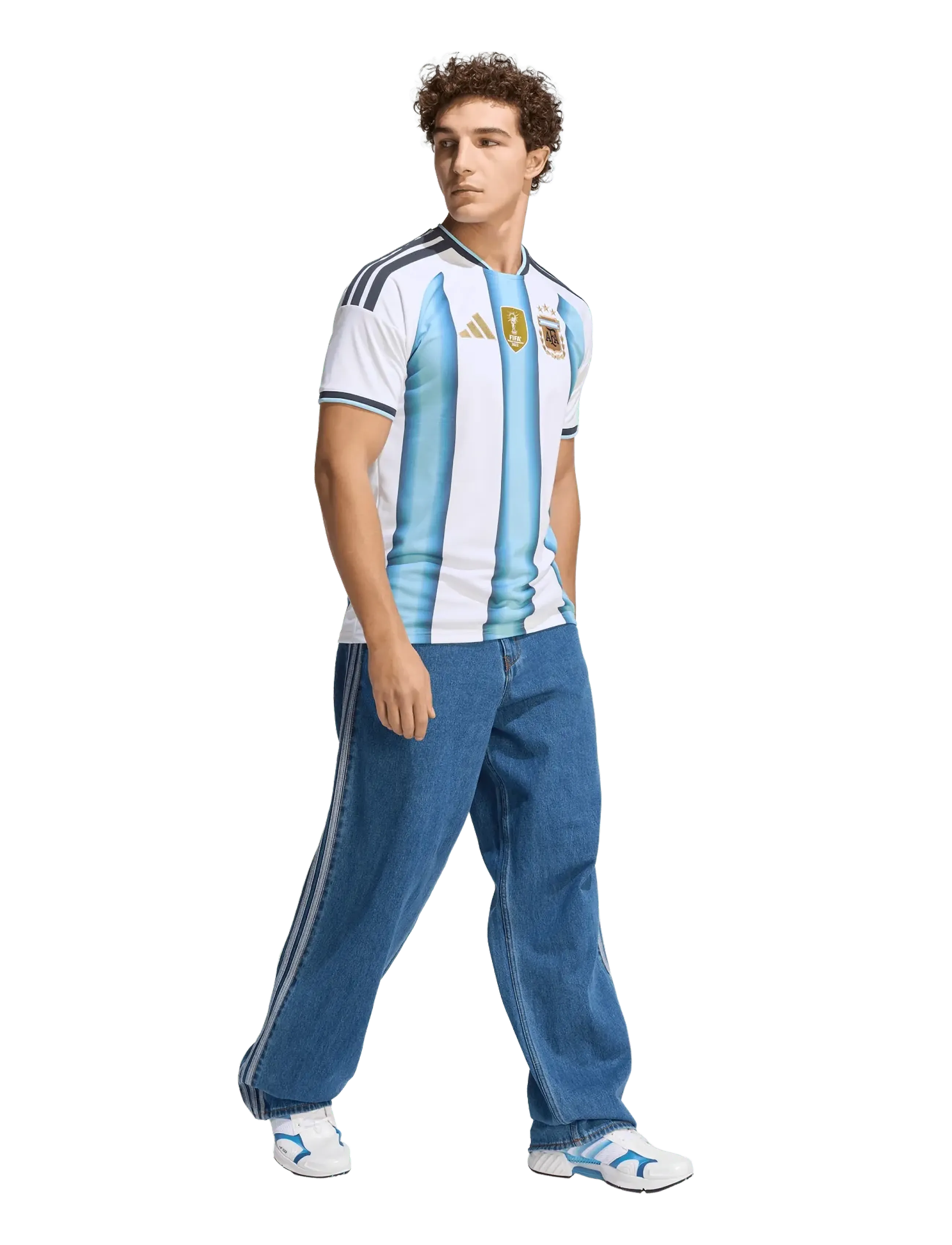 adidas Performance Argentina Afa Home Jersey D, XXL, Sport Oberteile, Weiß - Football Shirts, Männerswear