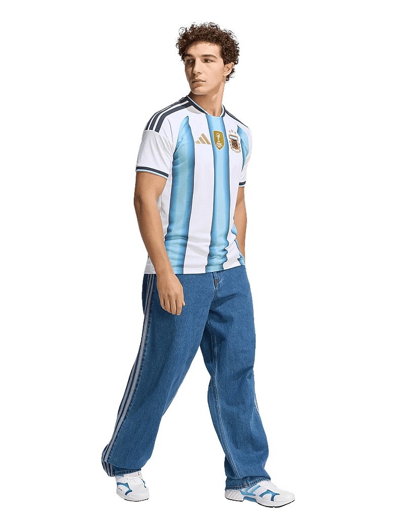 adidas Performance - AFA H JSY D - futbola krekli - white/iceblu/ltblue - 0