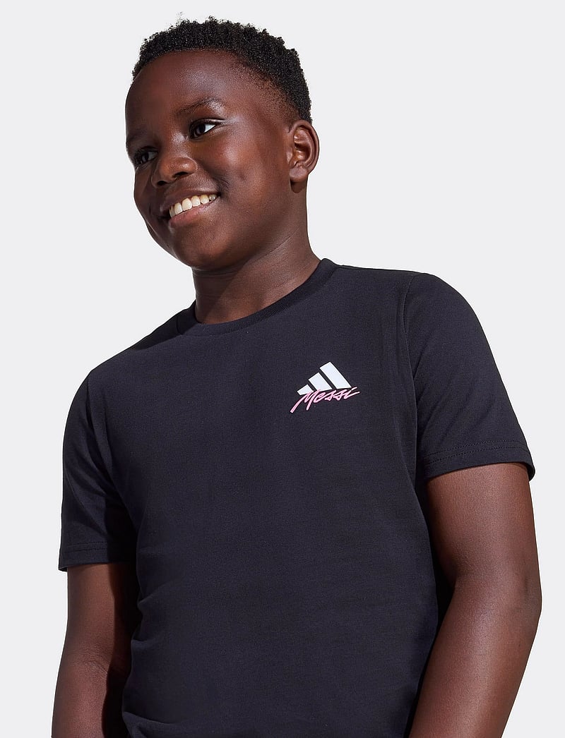 adidas Performance - Y MESSI G T - kortærmede t-shirts - black - 2