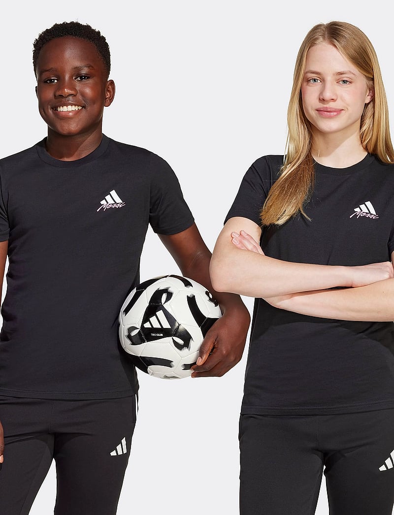 adidas Performance - Y MESSI G T - kortærmede t-shirts - black - 3