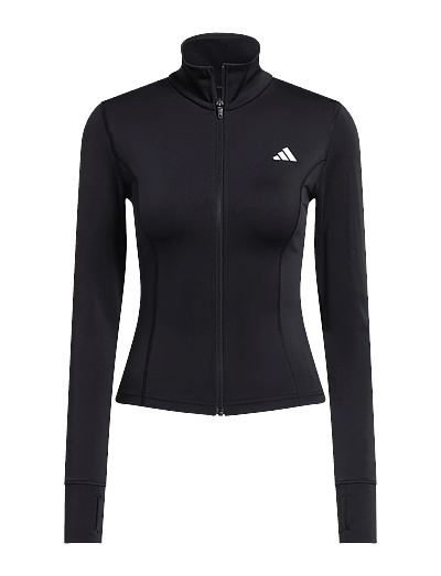 adidas Performance WE ZP THRU JKT - Överdelar - BLACK / black