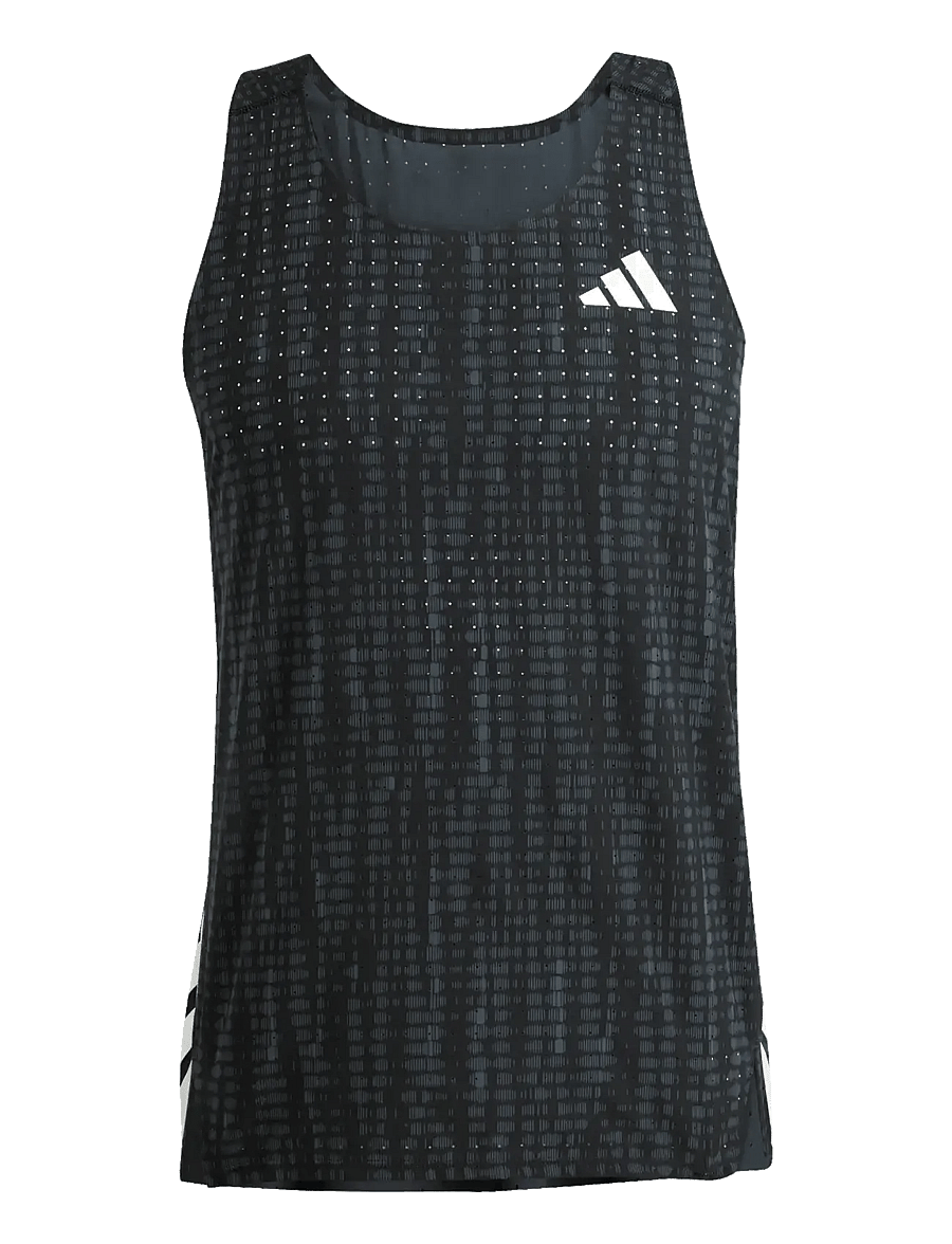 adidas Performance - ADIZERO SNGLT M - Õlapaeltega pluusid - carbon/black - 1