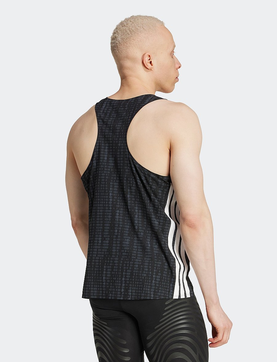 adidas Performance - ADIZERO SNGLT M - tank tops - carbon/black - 2