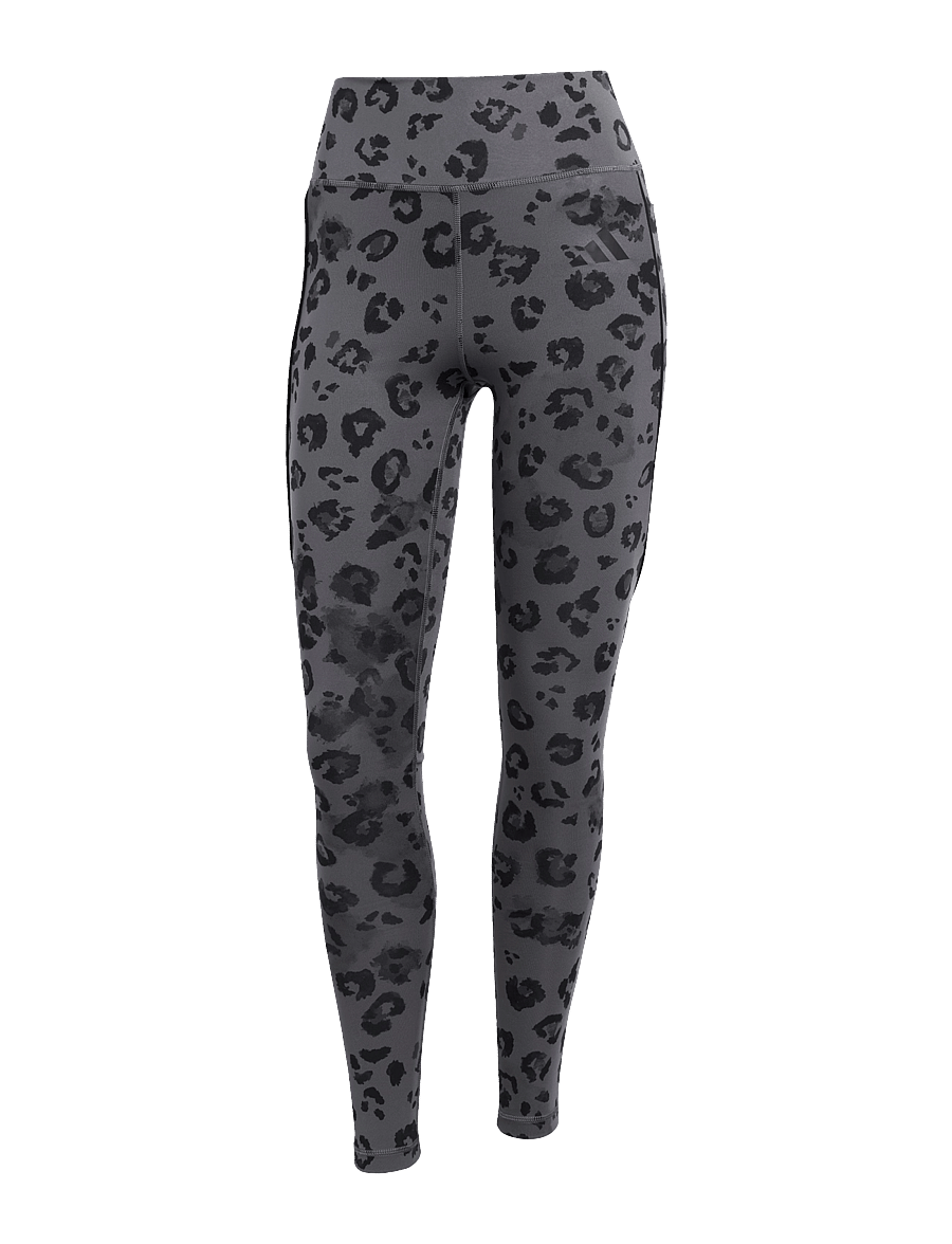 adidas Performance - OPT ESS 1/1 AOP - treniņu legingi - grefiv/print - 1