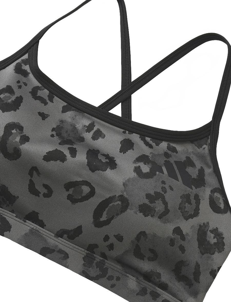 adidas Performance - AER LS BRA AOP - sports bras - grefiv/print - 2