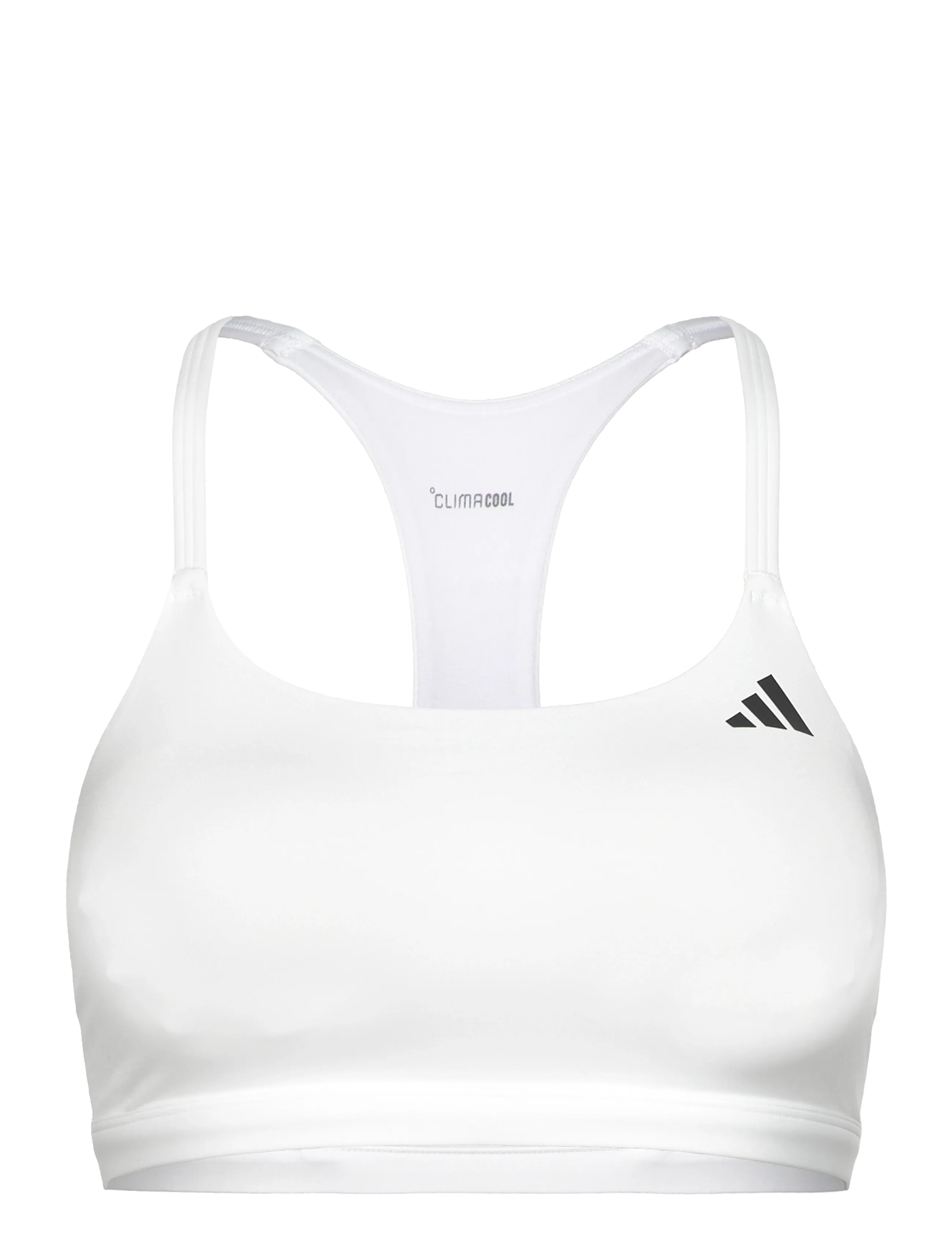 adidas Performance OPT ESS LS BRA - Rakečių sportas - WHITE / white