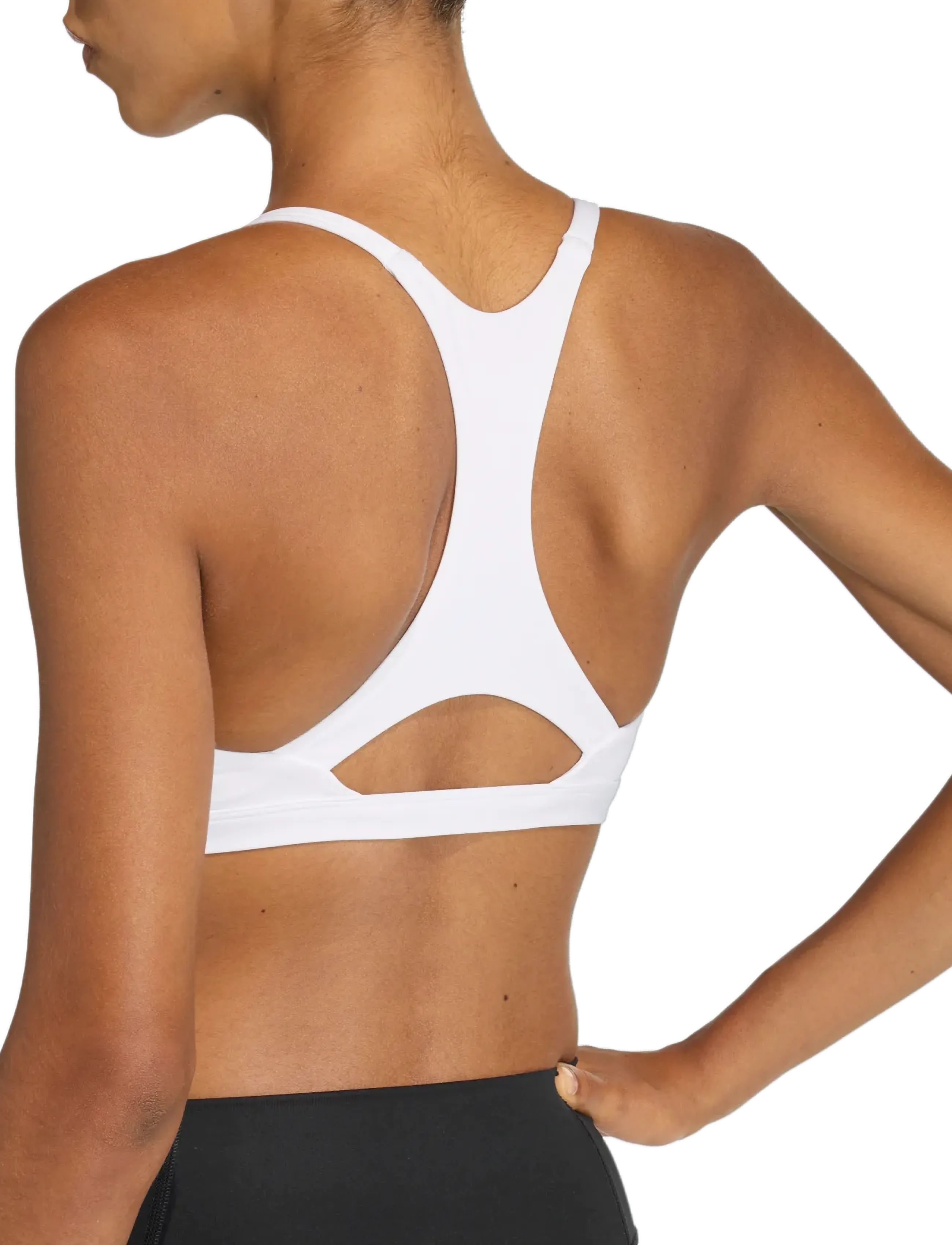 adidas Performance - OPT ESS LS BRA - sports bras - white - 4