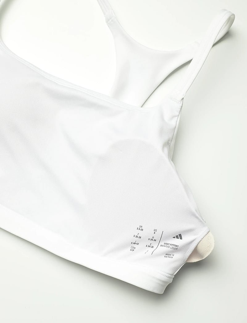 adidas Performance - OPT ESS LS BRA - spordirinnahoidjad - white - 2