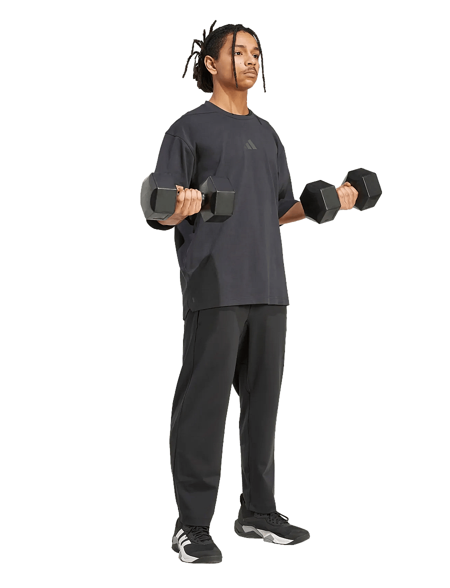 adidas Performance - OVERSIZE TEE - black - 0