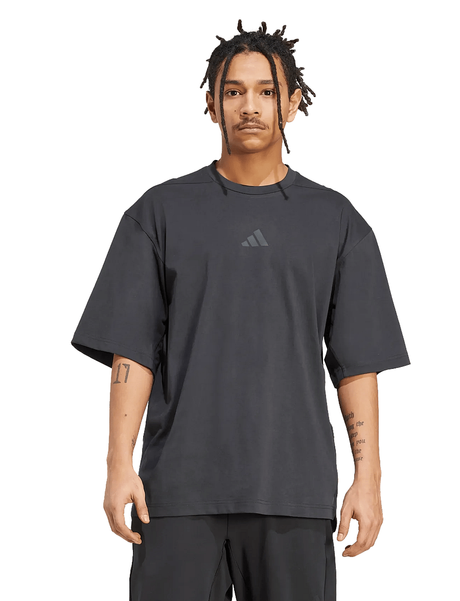 adidas Performance - OVERSIZE TEE - black - 2