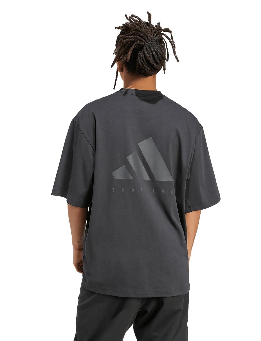 adidas Performance - OVERSIZE TEE - black - 4