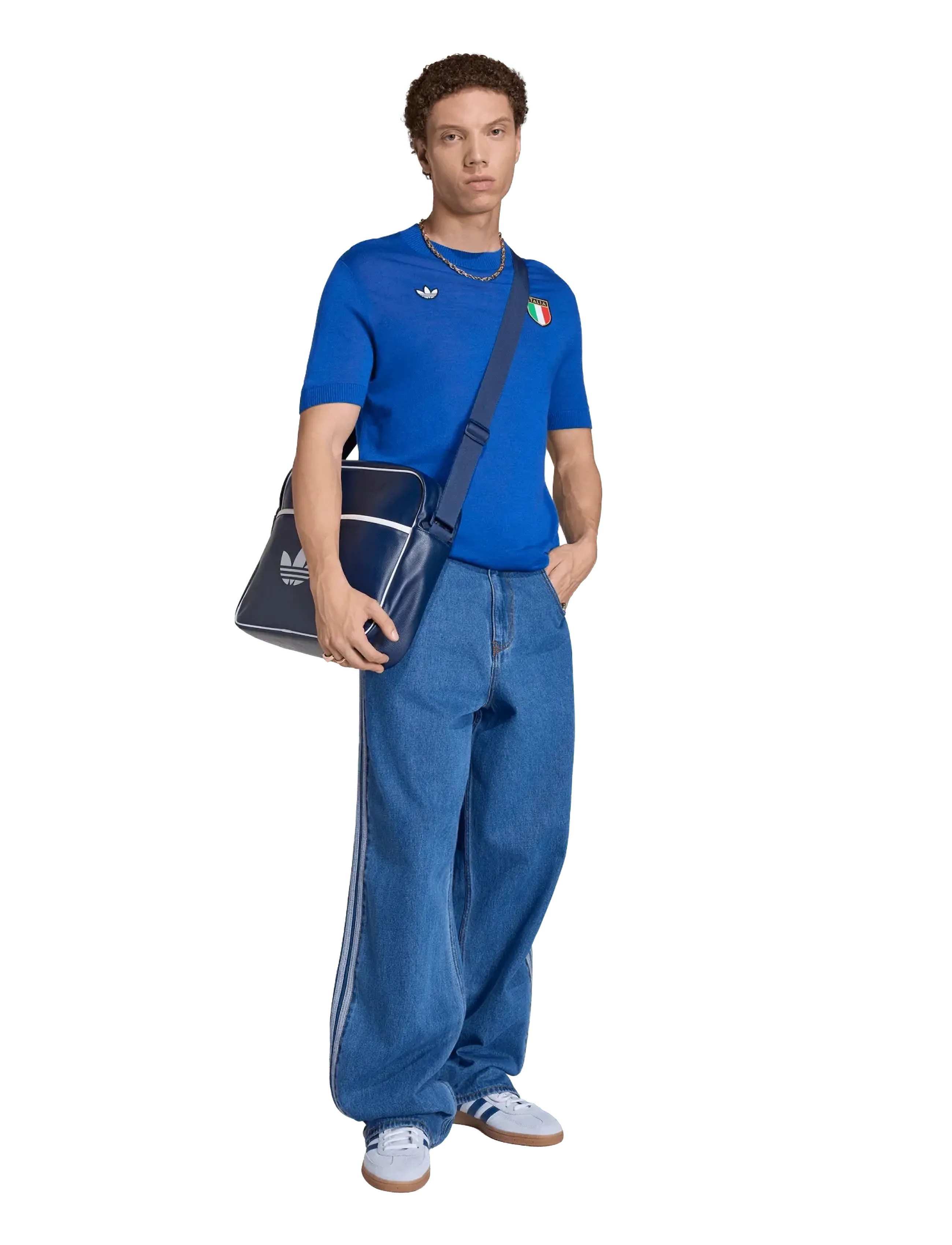 Adidas Performance Italy Figc 70S Jsy långärmade t-shirts herr – bild 5