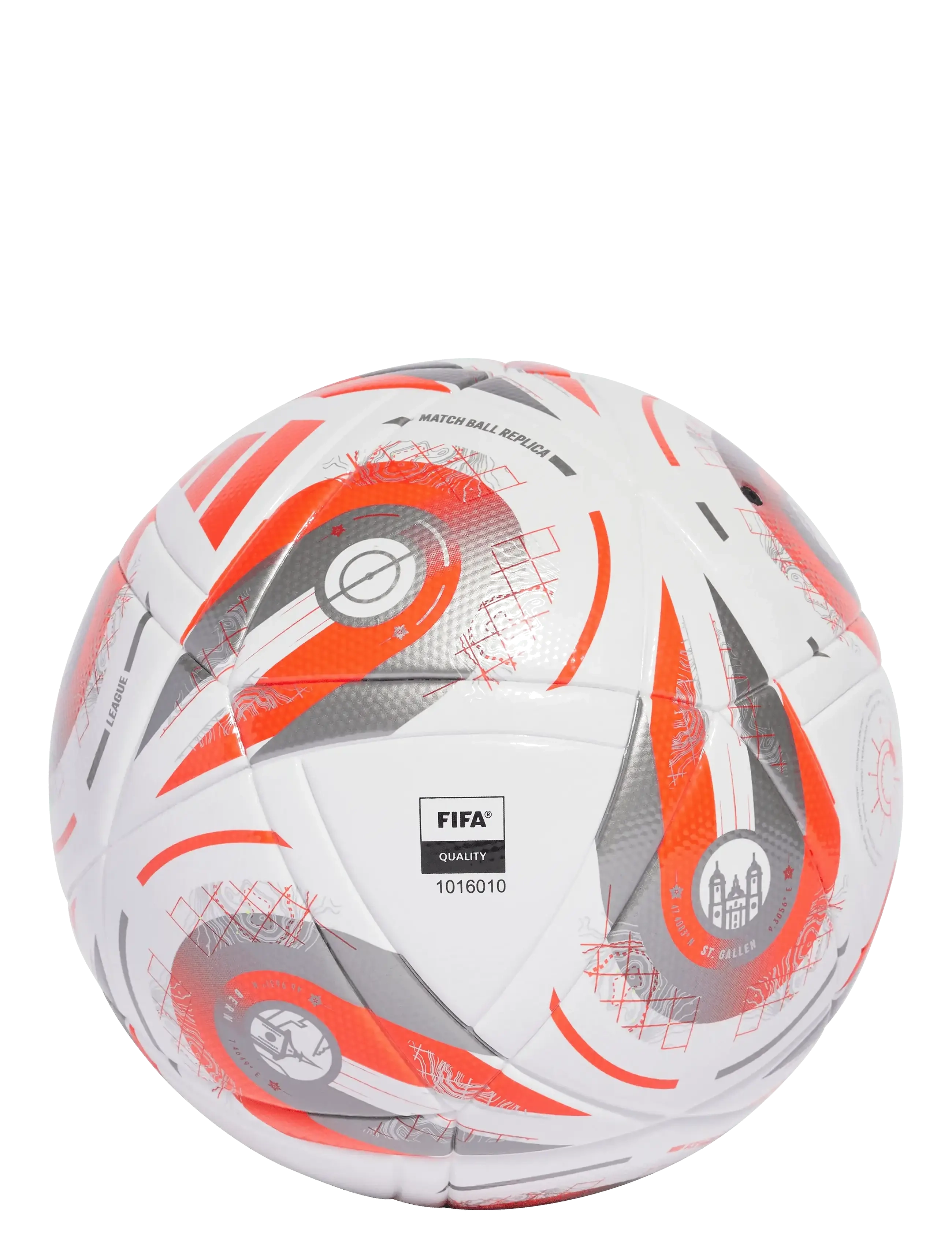 adidas Performance - W EURO25 LGE F - footballs - white/silvmt/luclem - 1