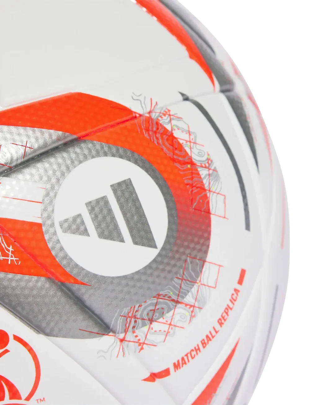 adidas Performance - W EURO25 LGE F - fußbälle - white/silvmt/luclem - 2