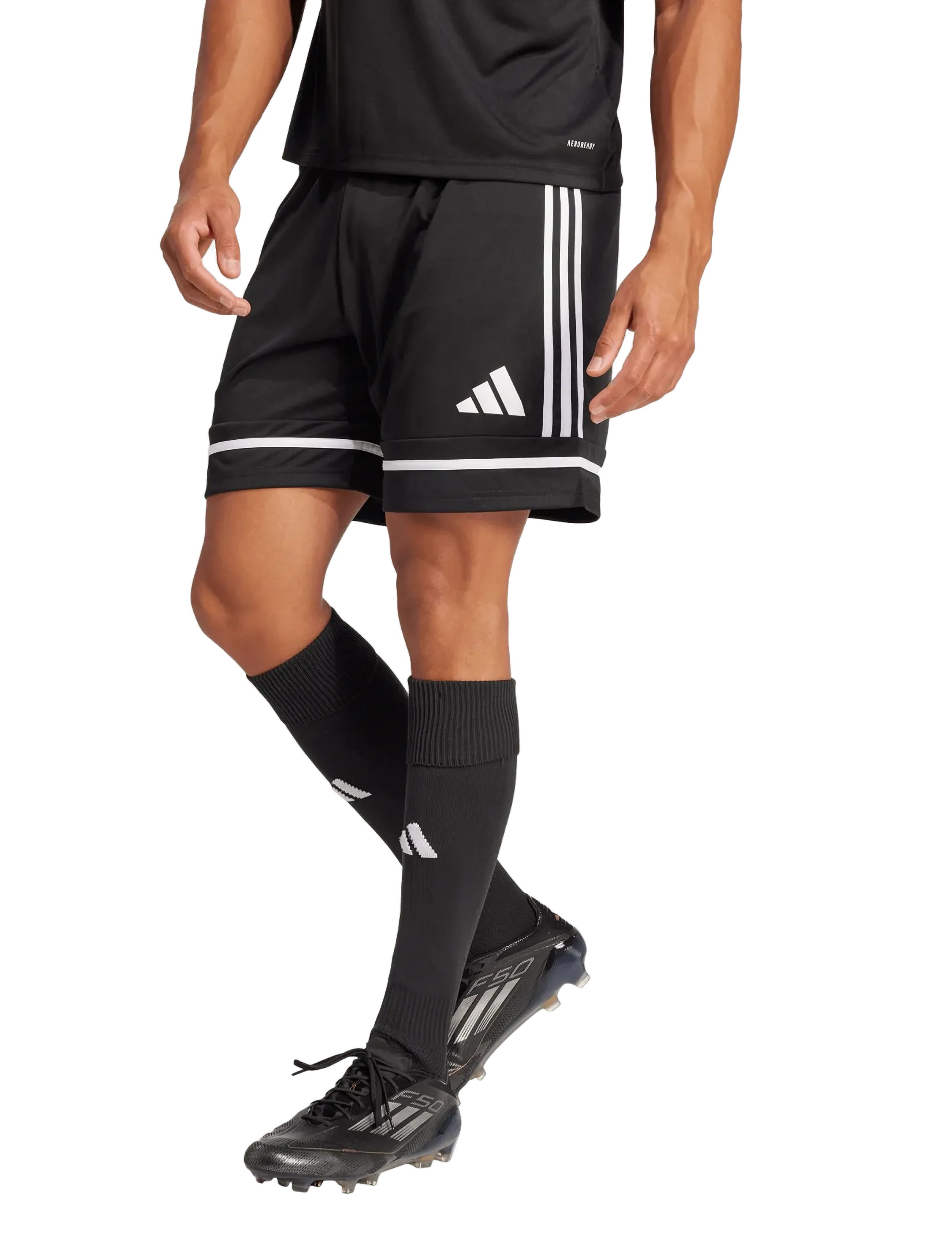 adidas Performance - SQUA25 SHO M - spodenki treningowe - black/black/white - 3