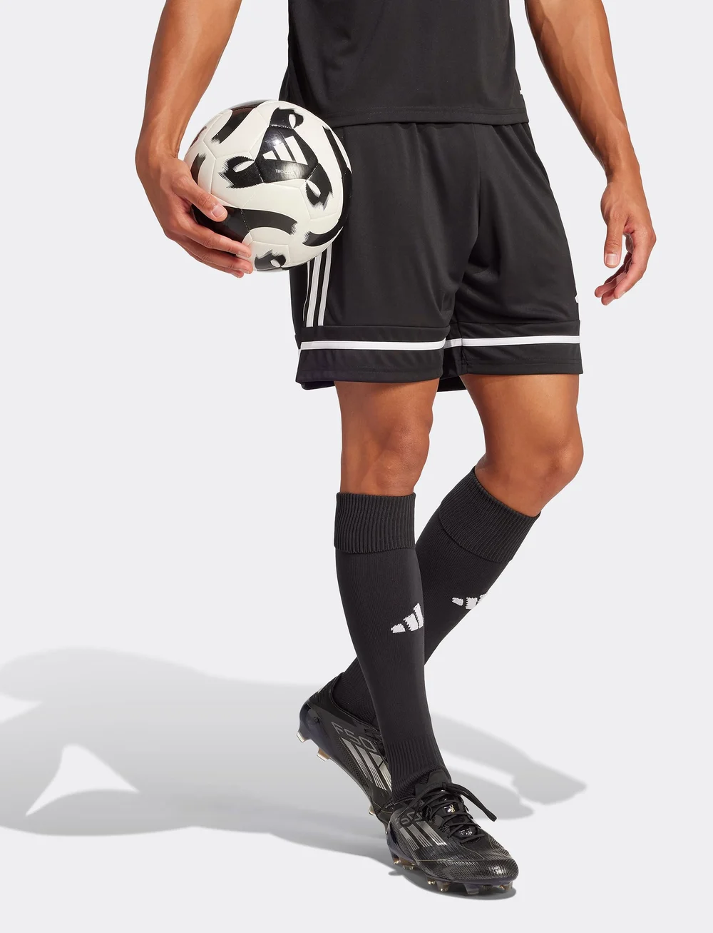 adidas Performance - SQUA25 SHO M - träningsshorts - black/black/white - 5