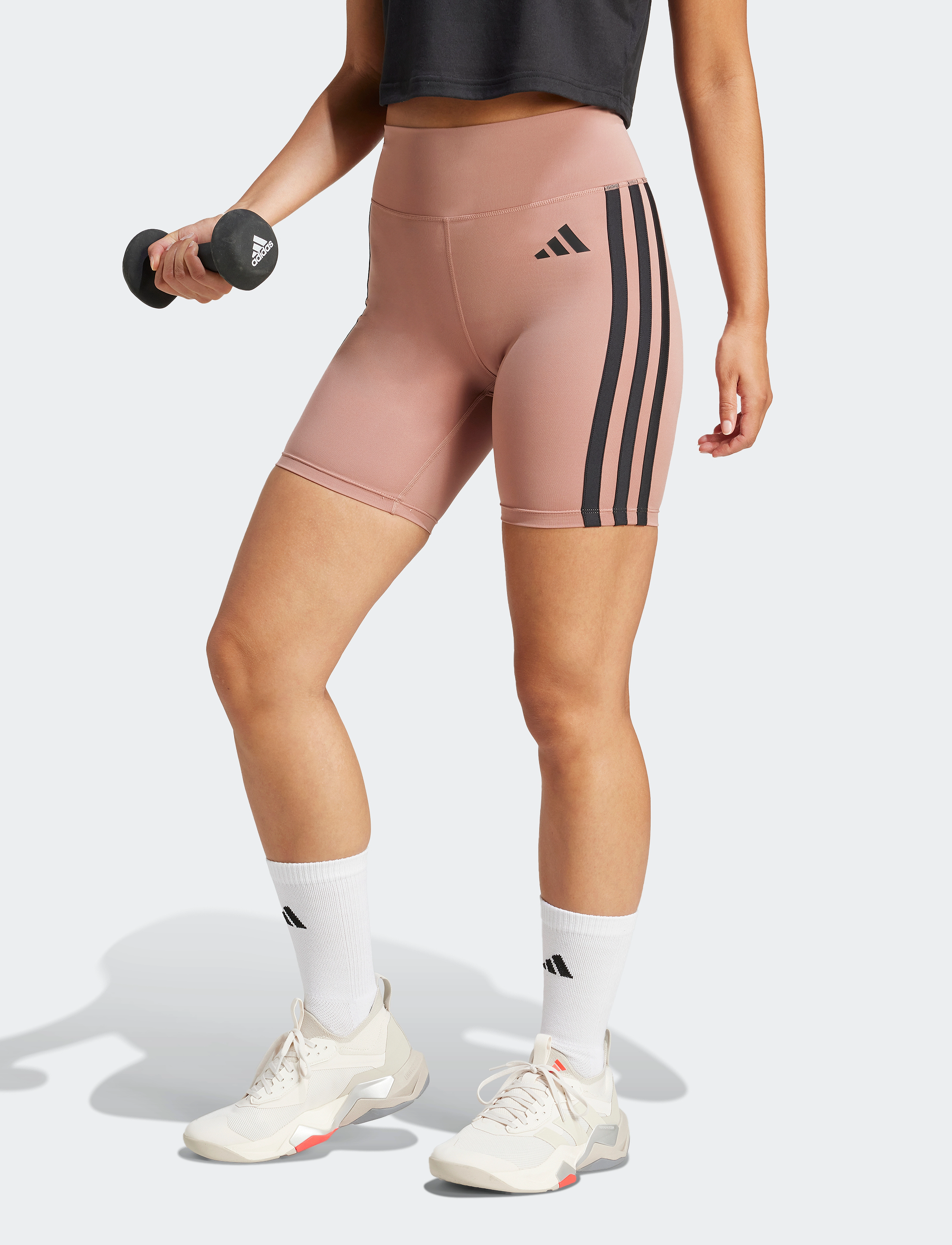 adidas Performance - OPT ESS 3S S - 1/2 længde - warcla/black - 5