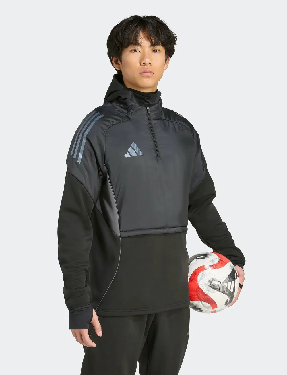 adidas Performance - TIRO25C WINTOP - sportjackor - black/tmdrgr - 0