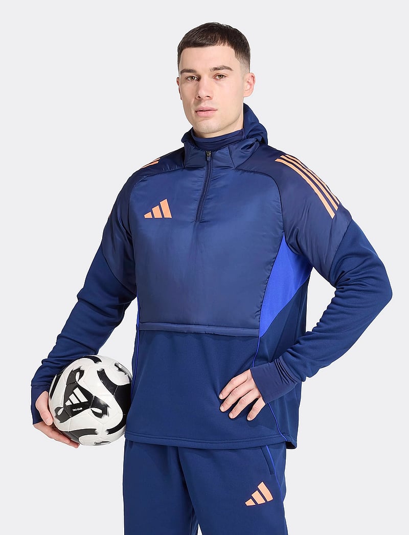 adidas Performance - TIRO25C WINTOP - sportjacken - dkblue/beaora - 4