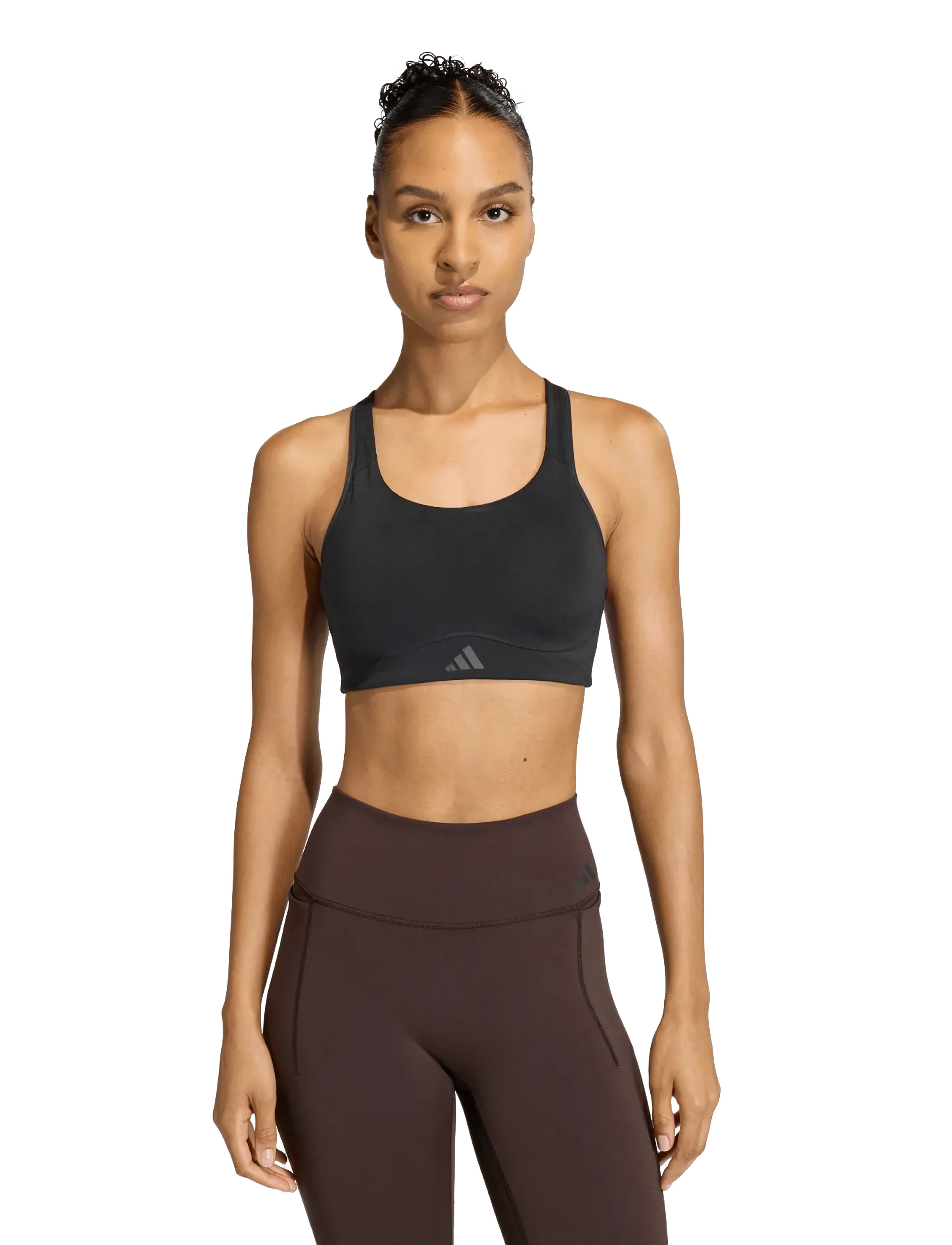 adidas Performance - OPT HS BRA - spordirinnahoidjad - black - 3