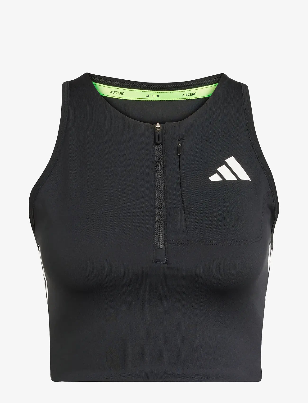 adidas Performance - ADIZERO CROP W - crop-tops - black - 1