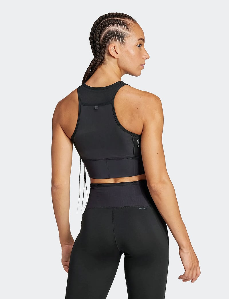 adidas Performance - ADIZERO CROP W - crop-tops - black - 2