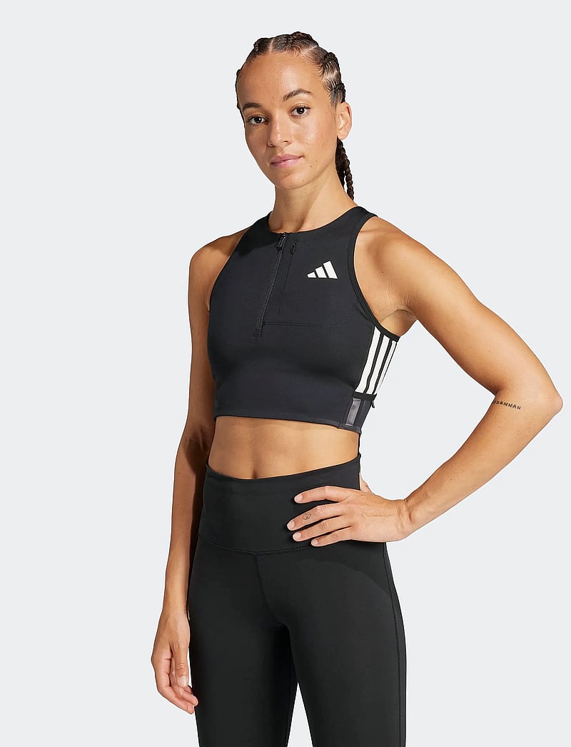 adidas Performance - ADIZERO CROP W - crop-tops - black - 3