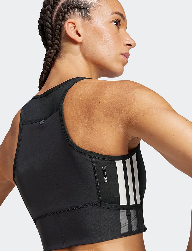 adidas Performance - ADIZERO CROP W - crop-tops - black - 4